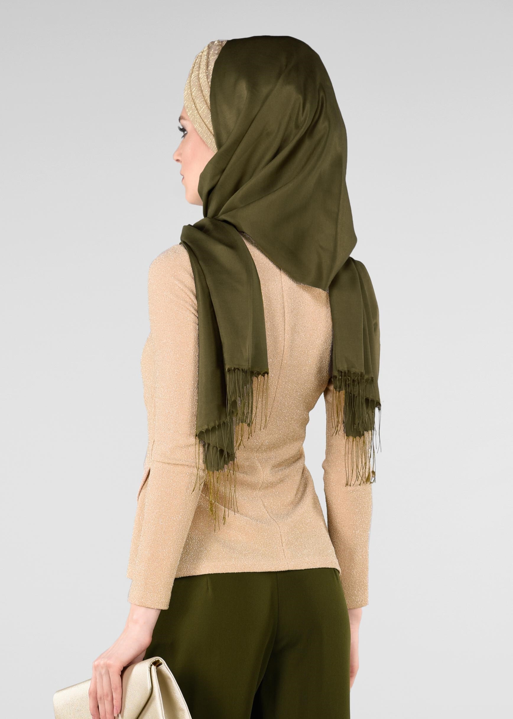 Tesettür giyim ALTIN PARILTILI BLUZ 4081