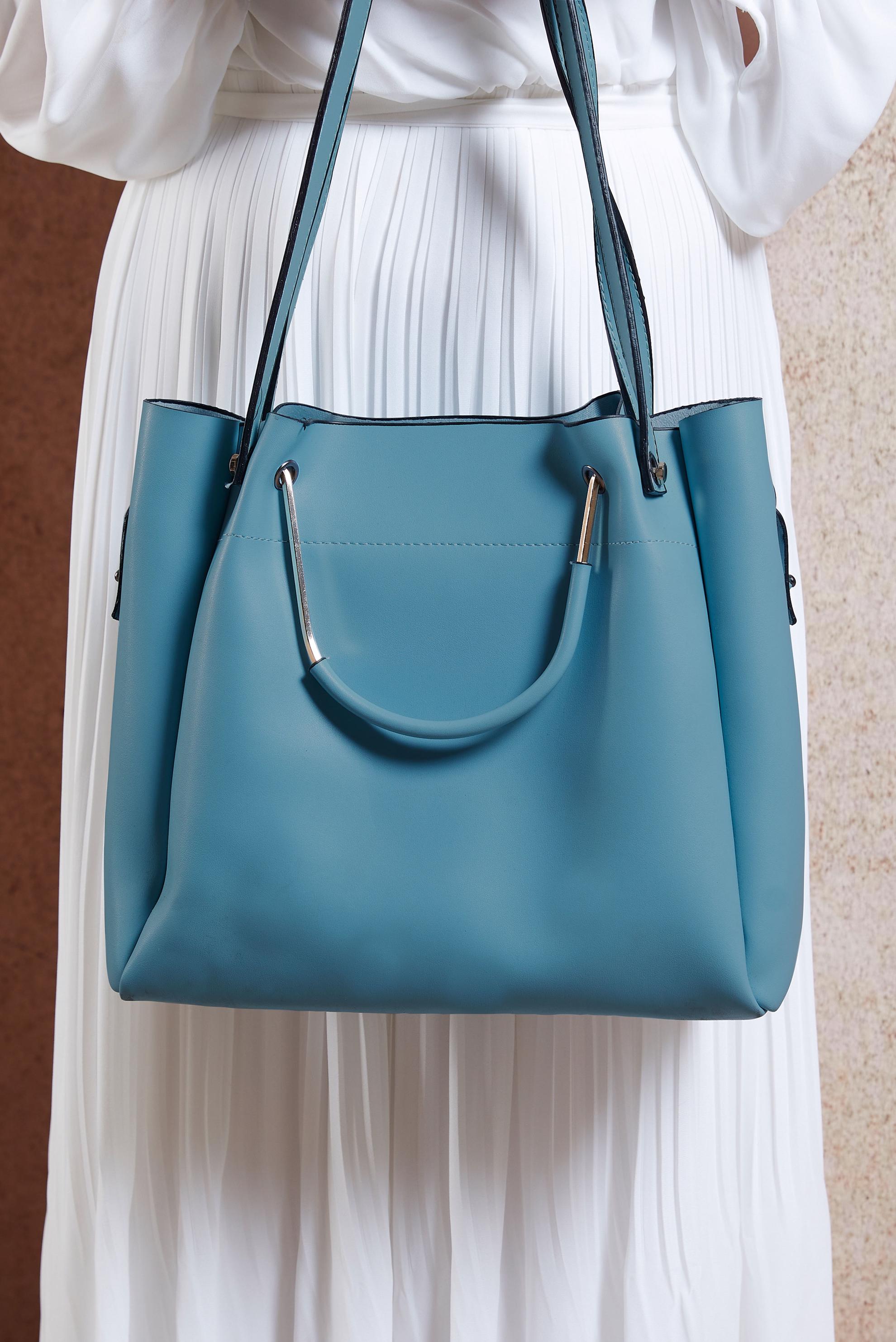 Tesettür giyim MAVİ ALVİNA ÇANTA 1536