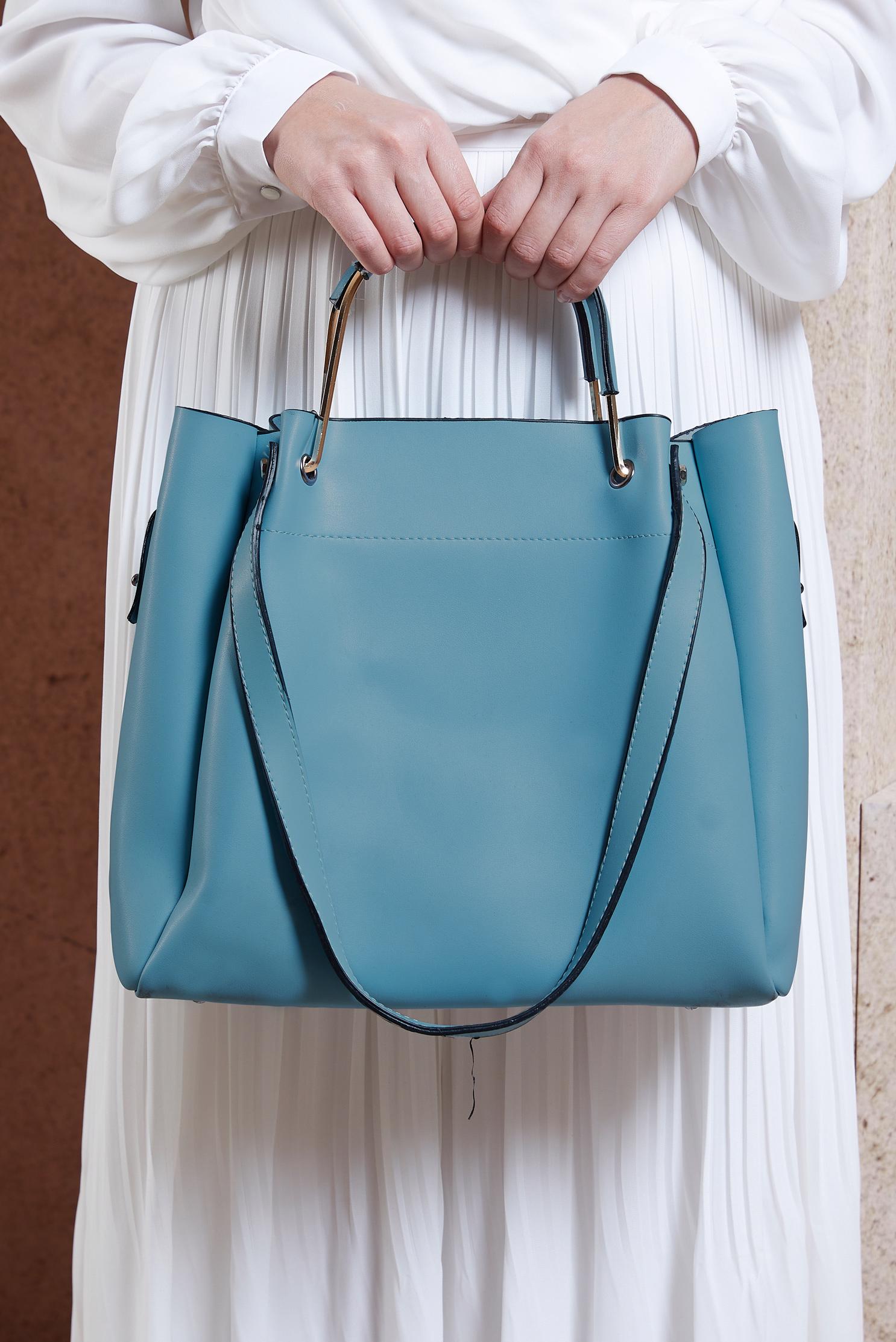 Tesettür giyim MAVİ ALVİNA ÇANTA 1536