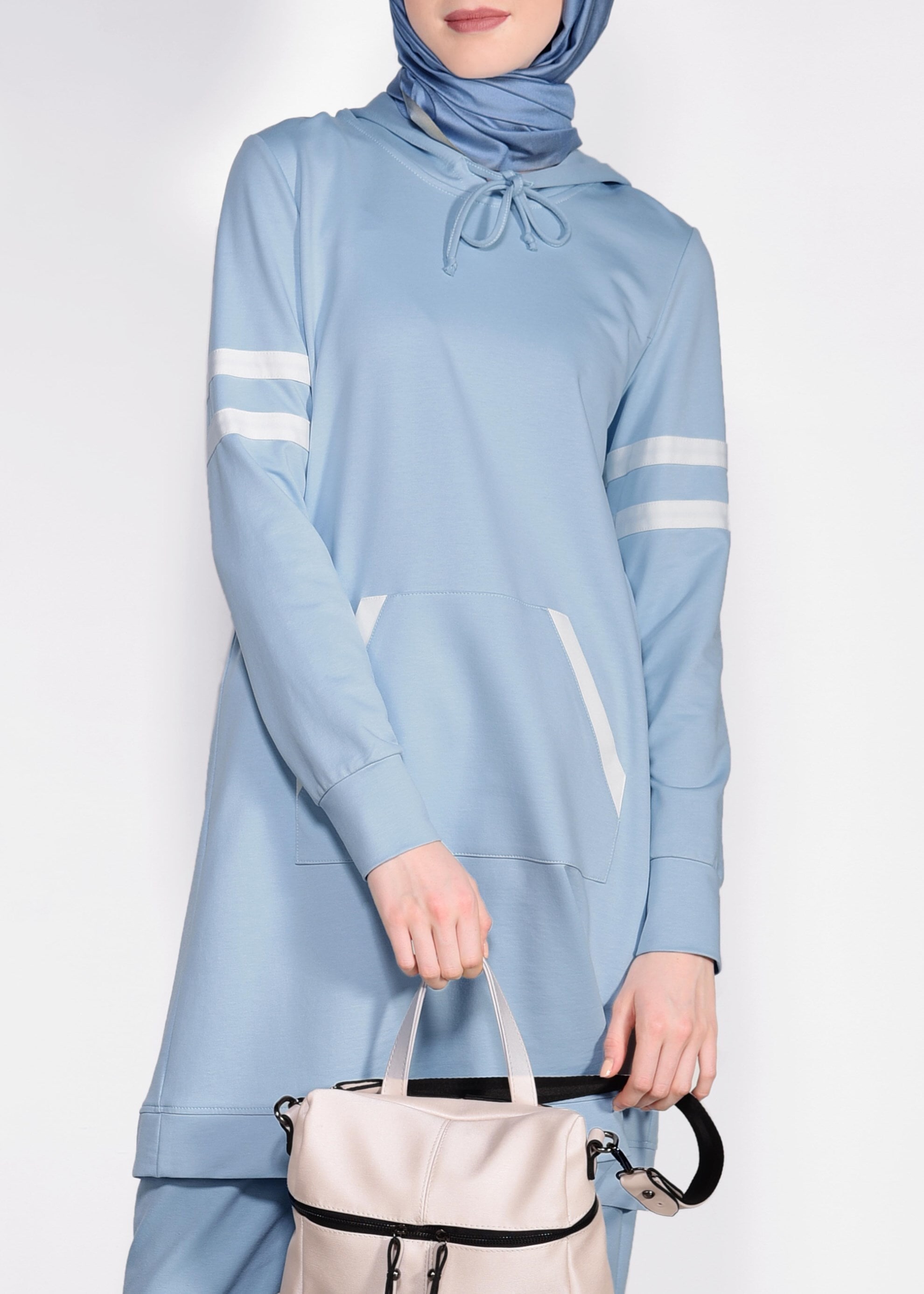 Tesettür giyim MAVİ 4210 NEW LERİDA 2&prime;Lİ PANT.EŞF.TK 36/42