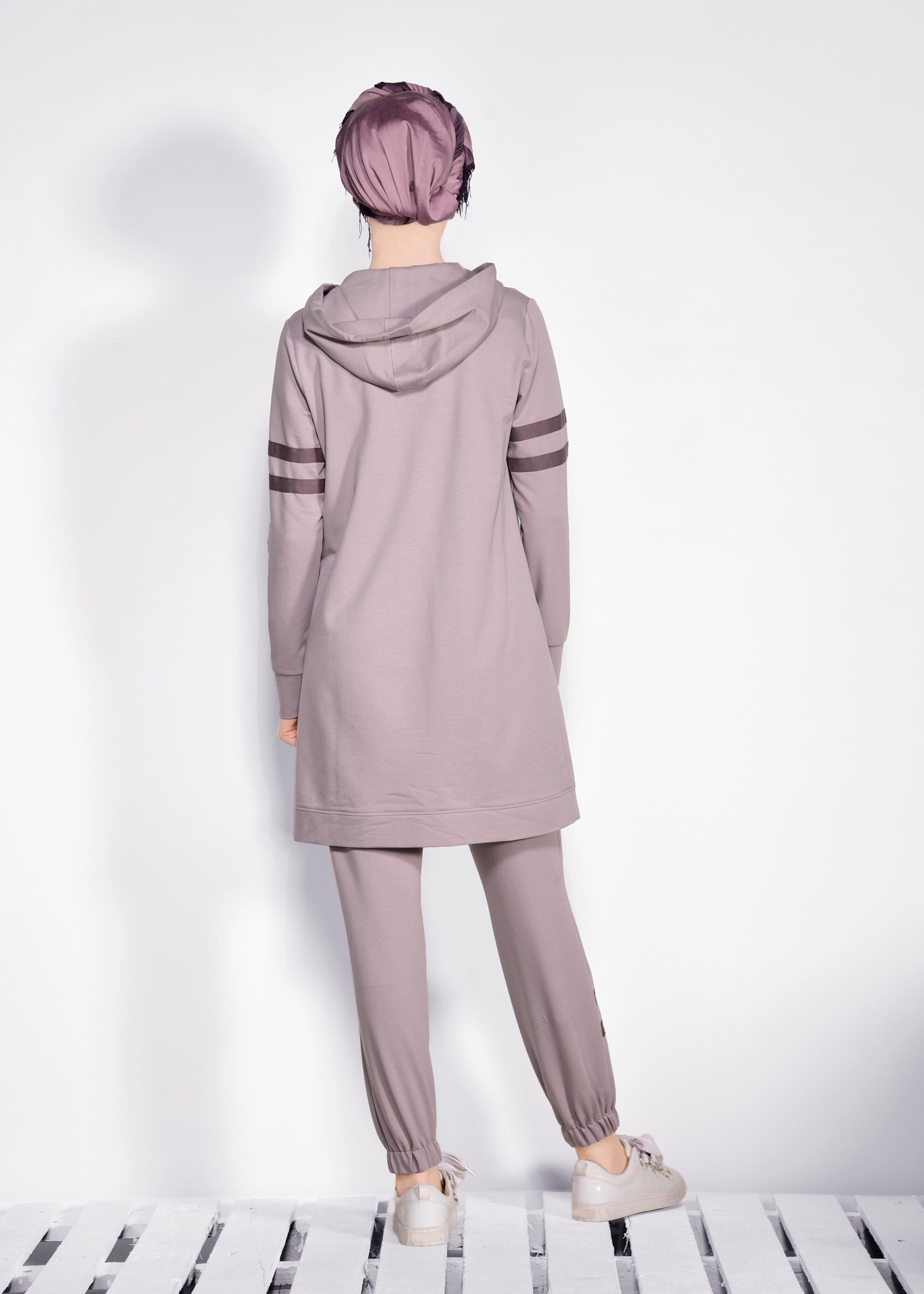 Tesettür giyim PUDRA 4210 NEW LERİDA 2&prime;Lİ PANT.EŞF.TK 36/42