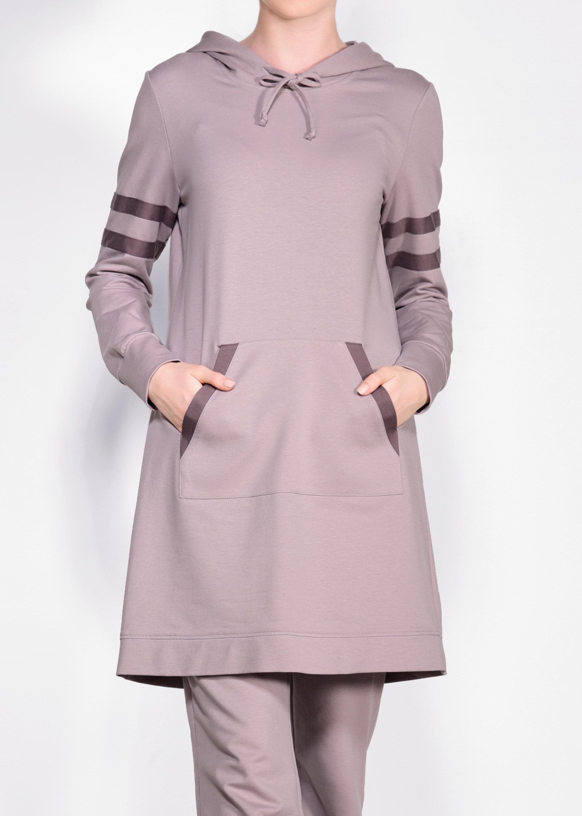 Tesettür giyim PUDRA 4210 NEW LERİDA 2&prime;Lİ PANT.EŞF.TK 36/42