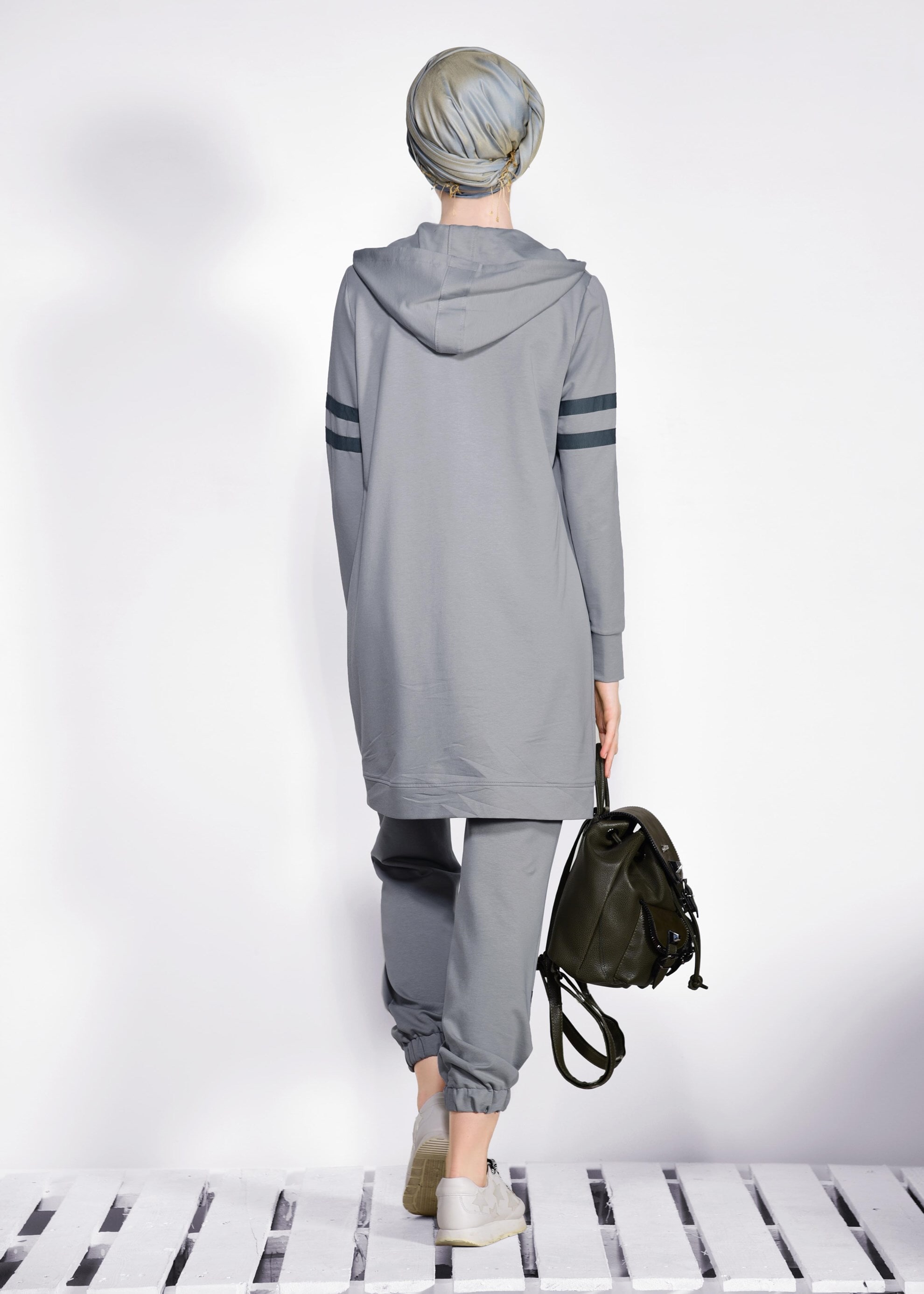 Tesettür giyim BEJ 4210 NEW LERİDA 2&prime;Lİ PANT.EŞF.TK 36/42