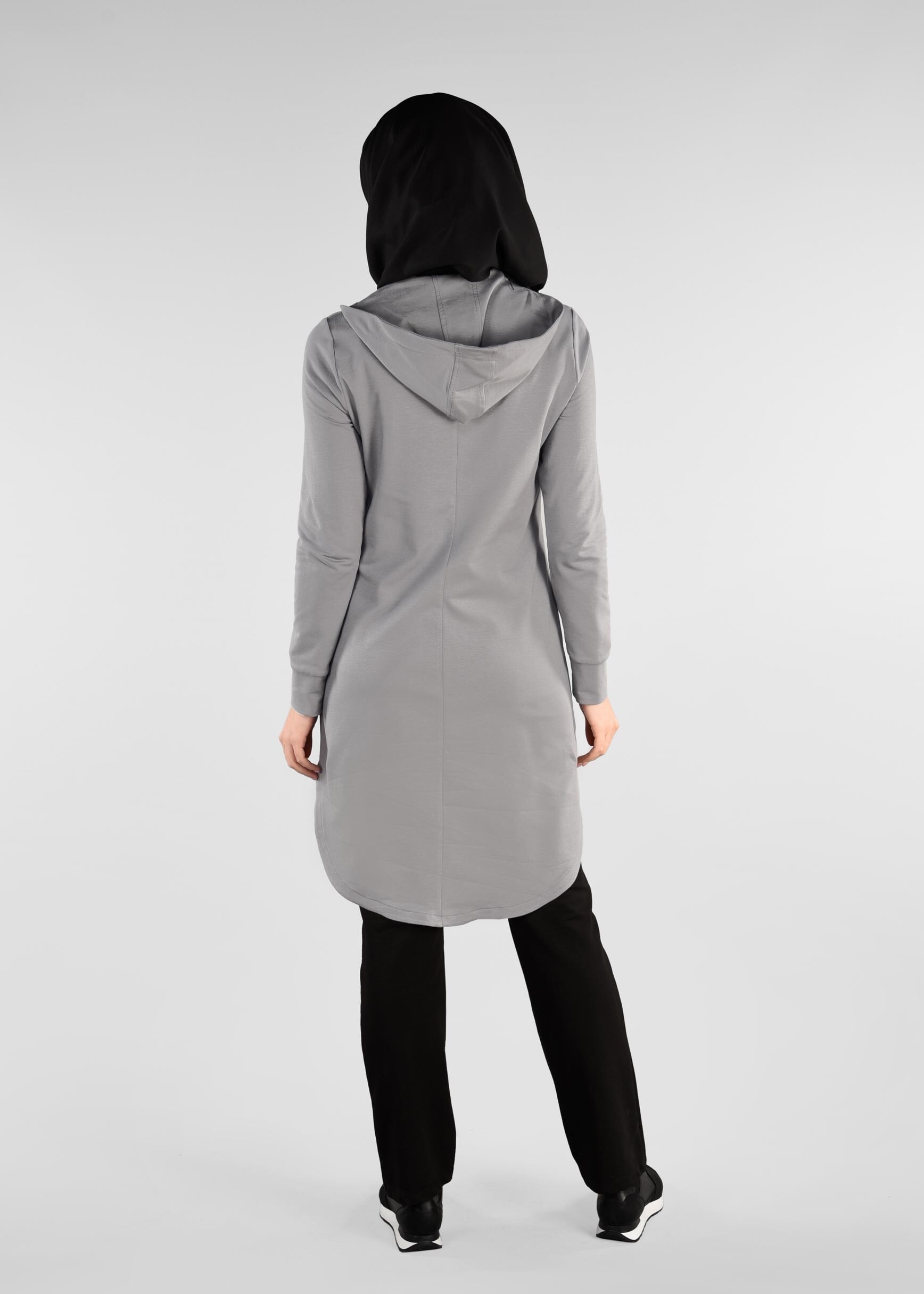 Tesettür giyim GRİ 4913 NEW LERİDA 2&prime;Lİ PANT.EŞOFMAN TK.36/44 TEK38