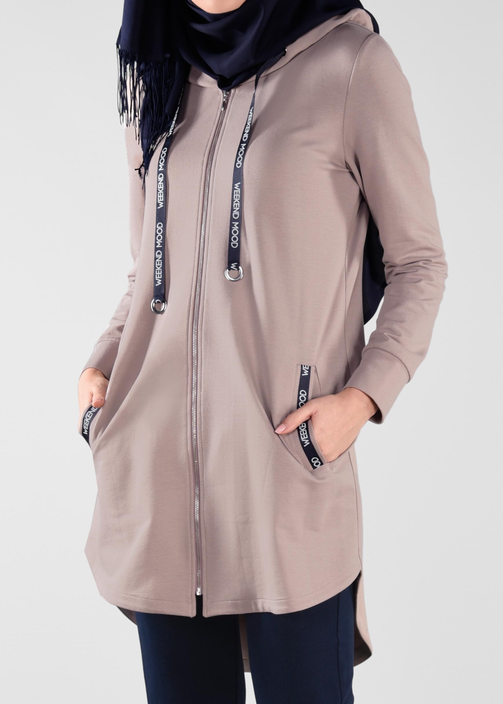 Tesettür giyim PUDRA 4913 NEW LERİDA 2&prime;Lİ PANT.EŞOFMAN TK.36/44 TEK38