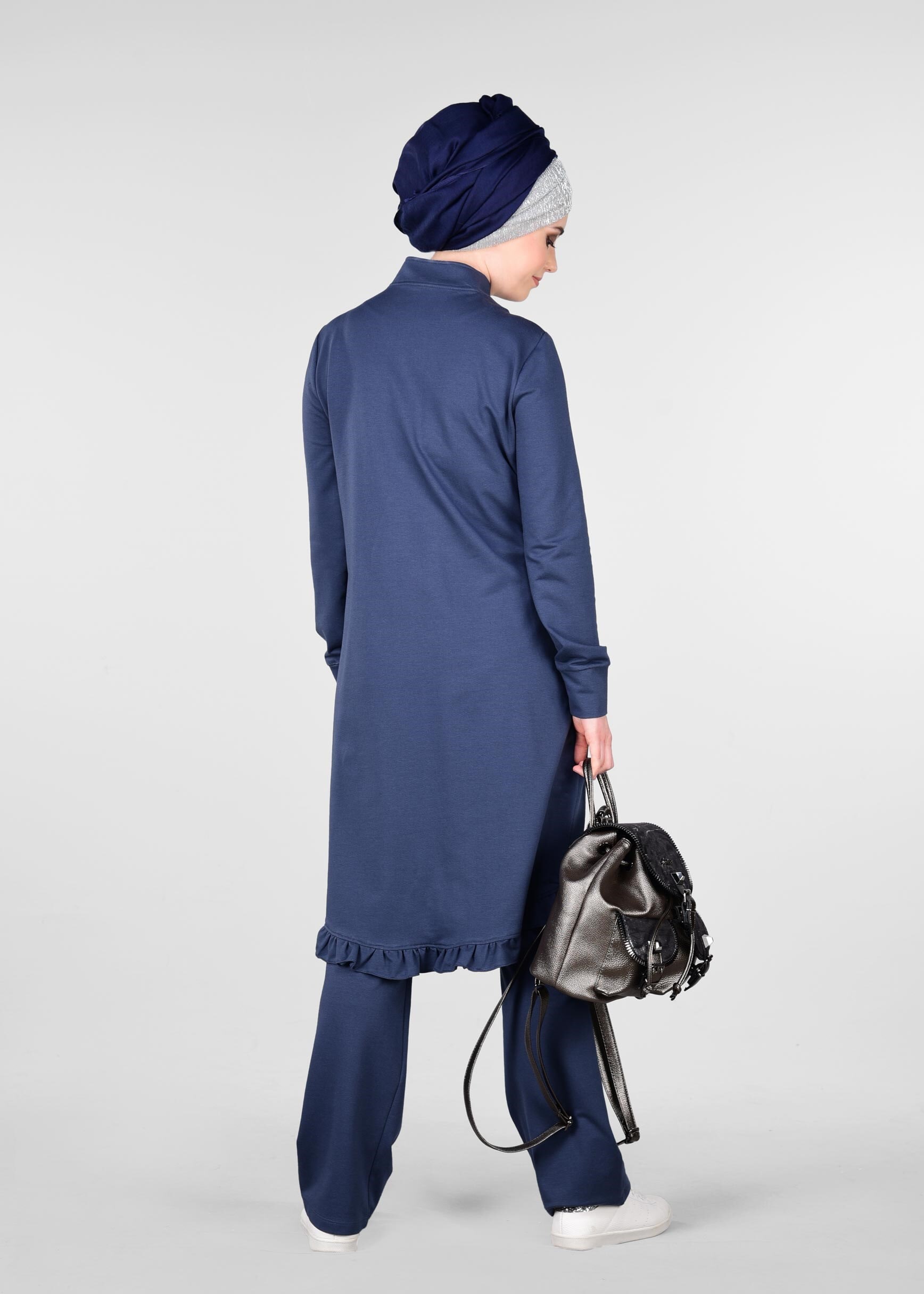 Tesettür giyim LACİVERT 4916 NEW LERİDA 2&prime;Lİ PANT.EŞF.TK.38/46 TEK40