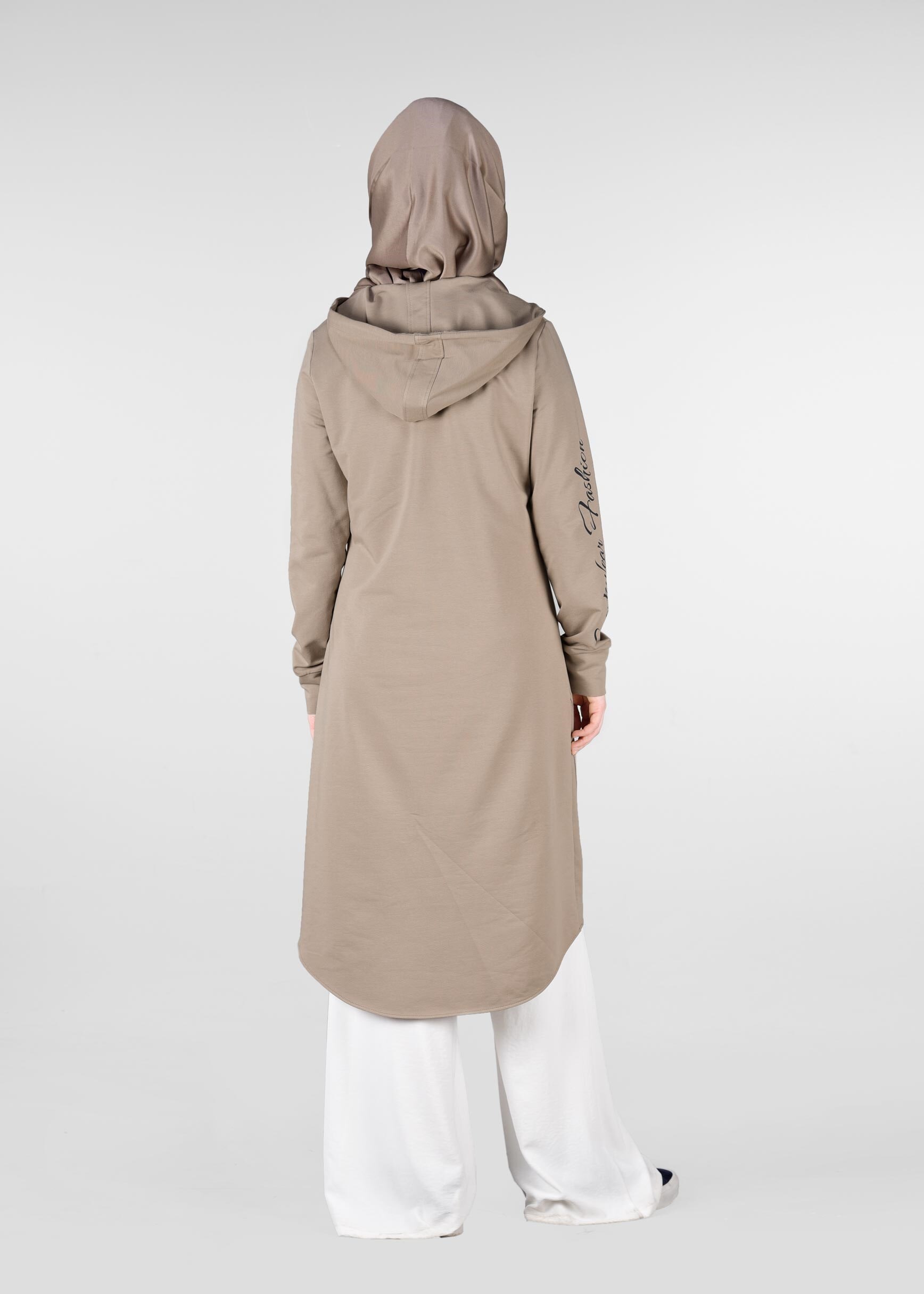 Tesettür giyim KAHVE 4933 NEW LERİDA EŞOFMAN TUNİK 36/42 TEK38