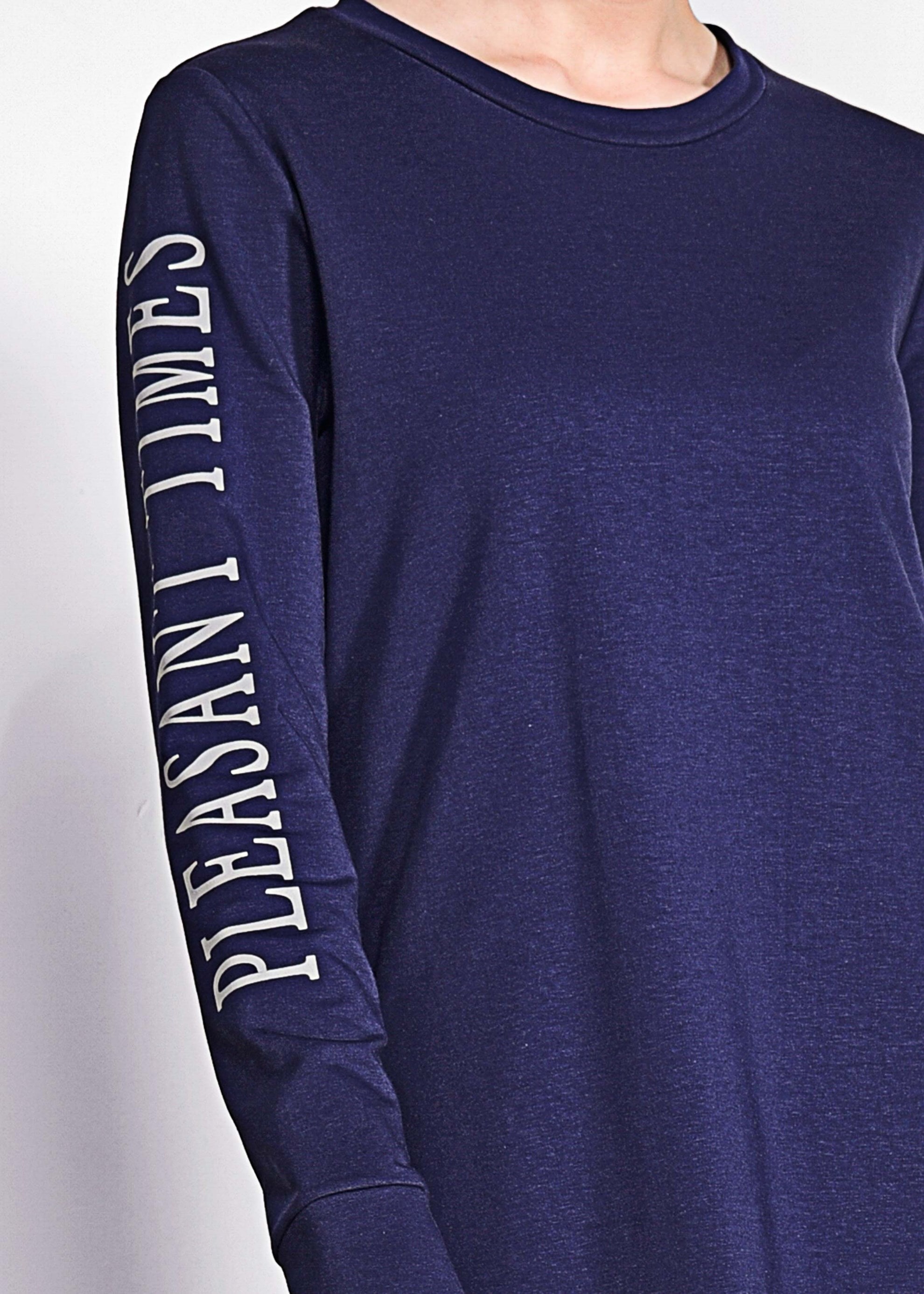 Tesettür giyim LACİVERT 4935 NEW LERİDA EŞOFMAN TUNİK 36/44 TEK40