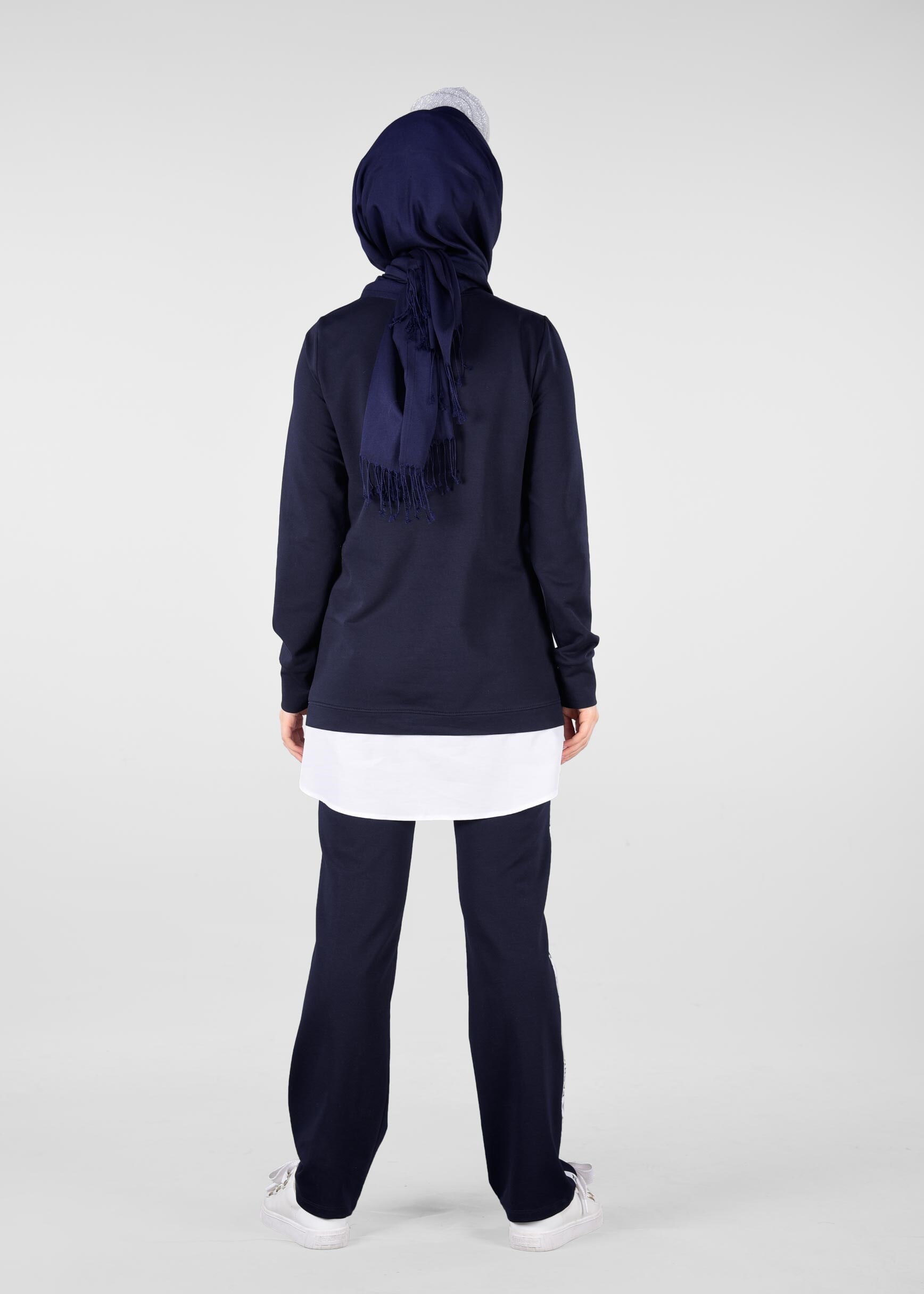 Tesettür giyim LACİVERT 4938 NEW LERİDA 2&prime;Lİ EŞOFMAN TKM.36/42 TEK38