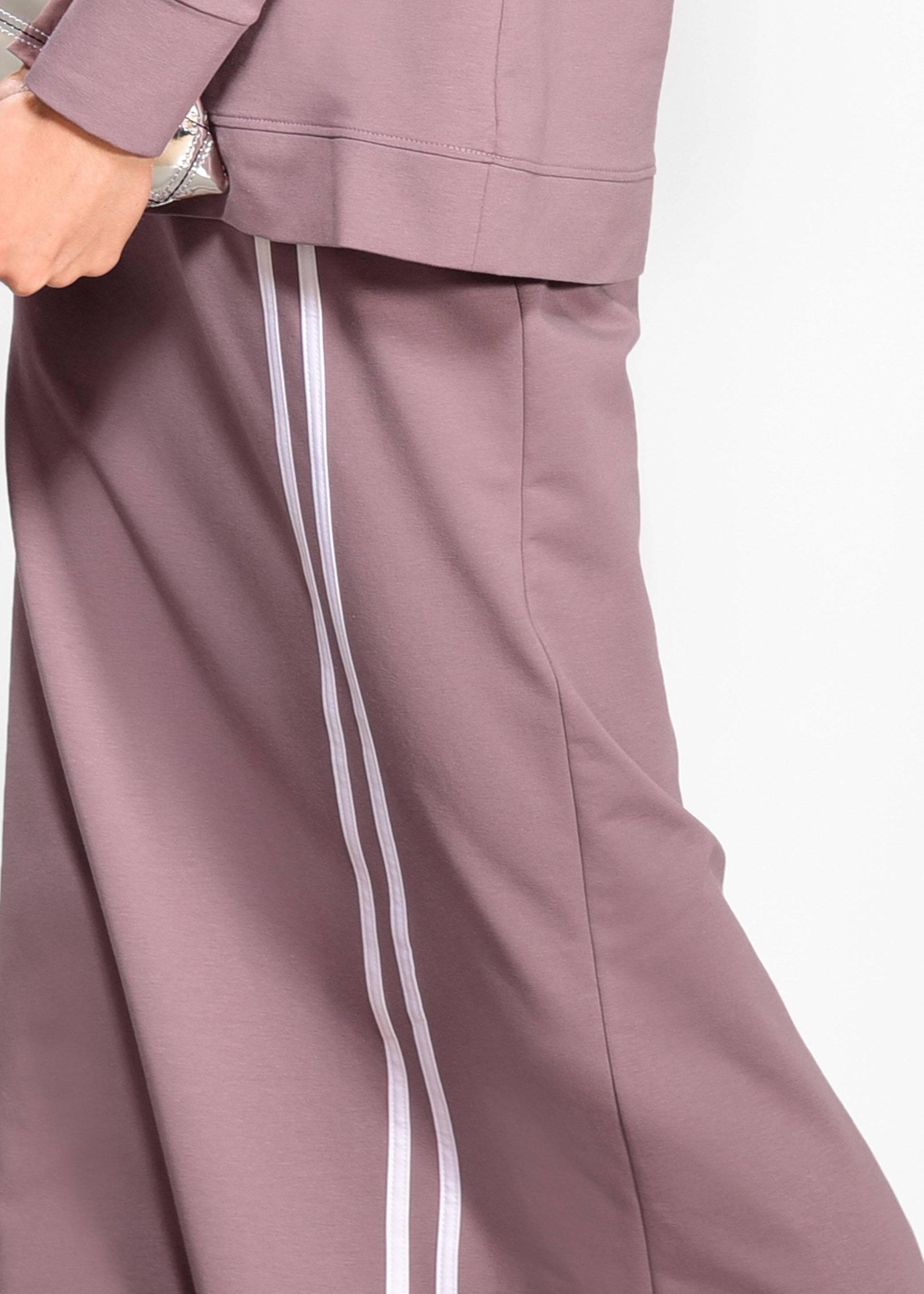 Tesettür giyim PUDRA YAZILI VE BASKILI 2&prime;Lİ EŞOFMAN TAKIM 4941