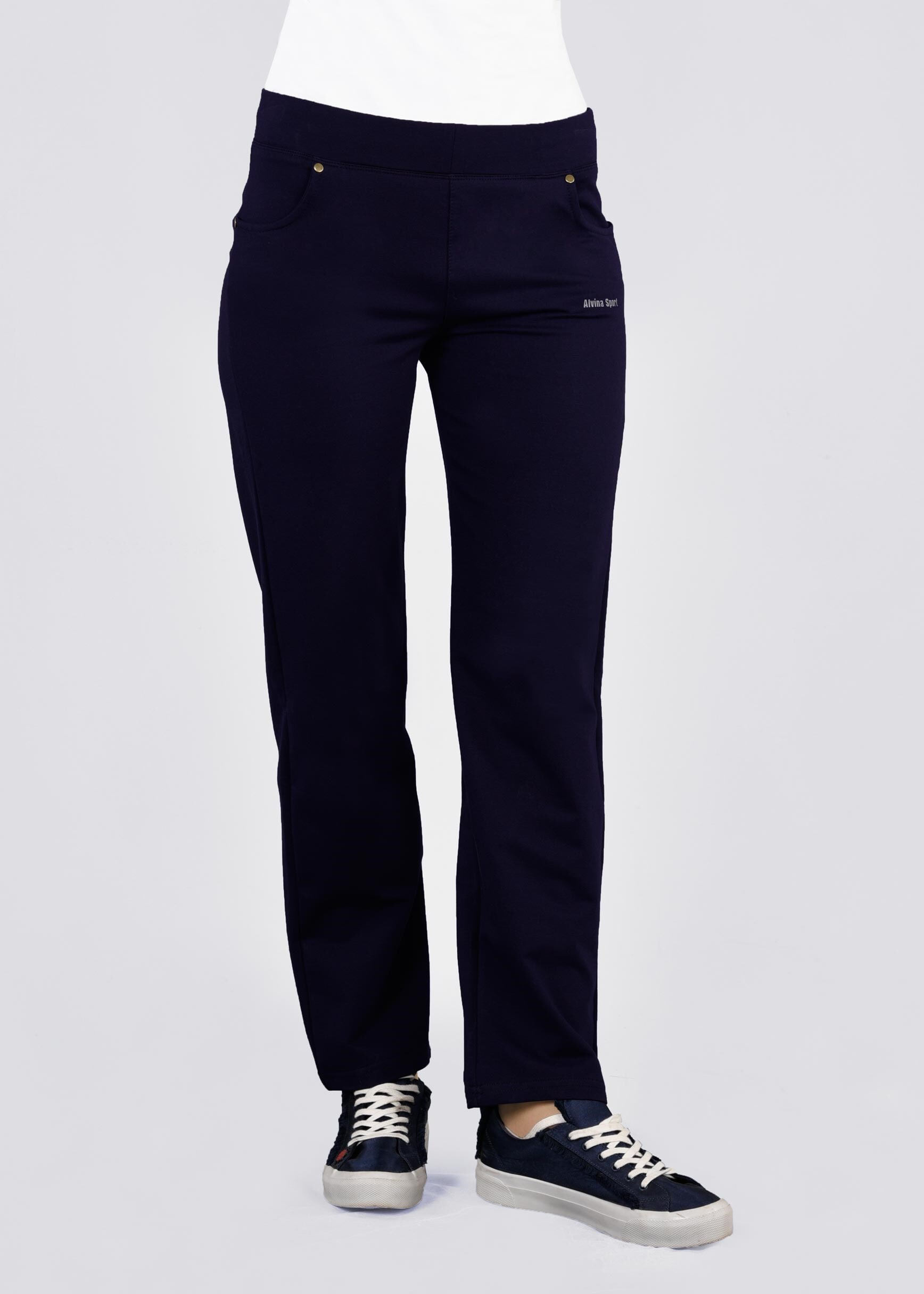 Tesettür giyim LACİVERT CEPLİ VE PAMUKLU EŞOFMAN ALTI 7200