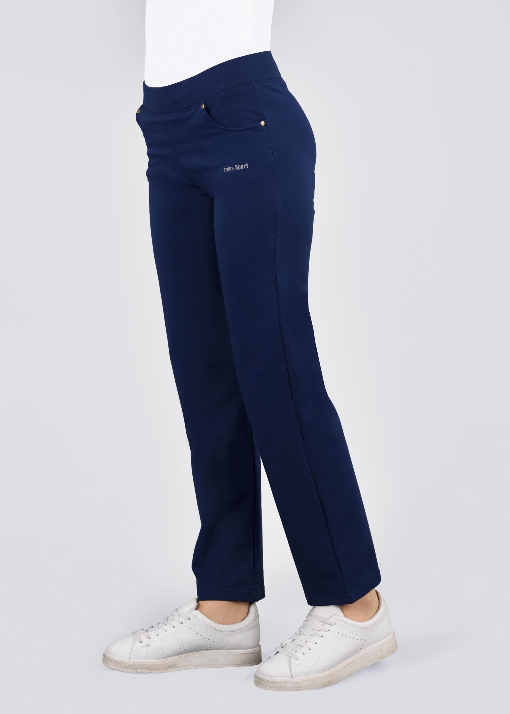 Tesettür giyim LACİVERT CEPLİ VE PAMUKLU EŞOFMAN ALTI 7200