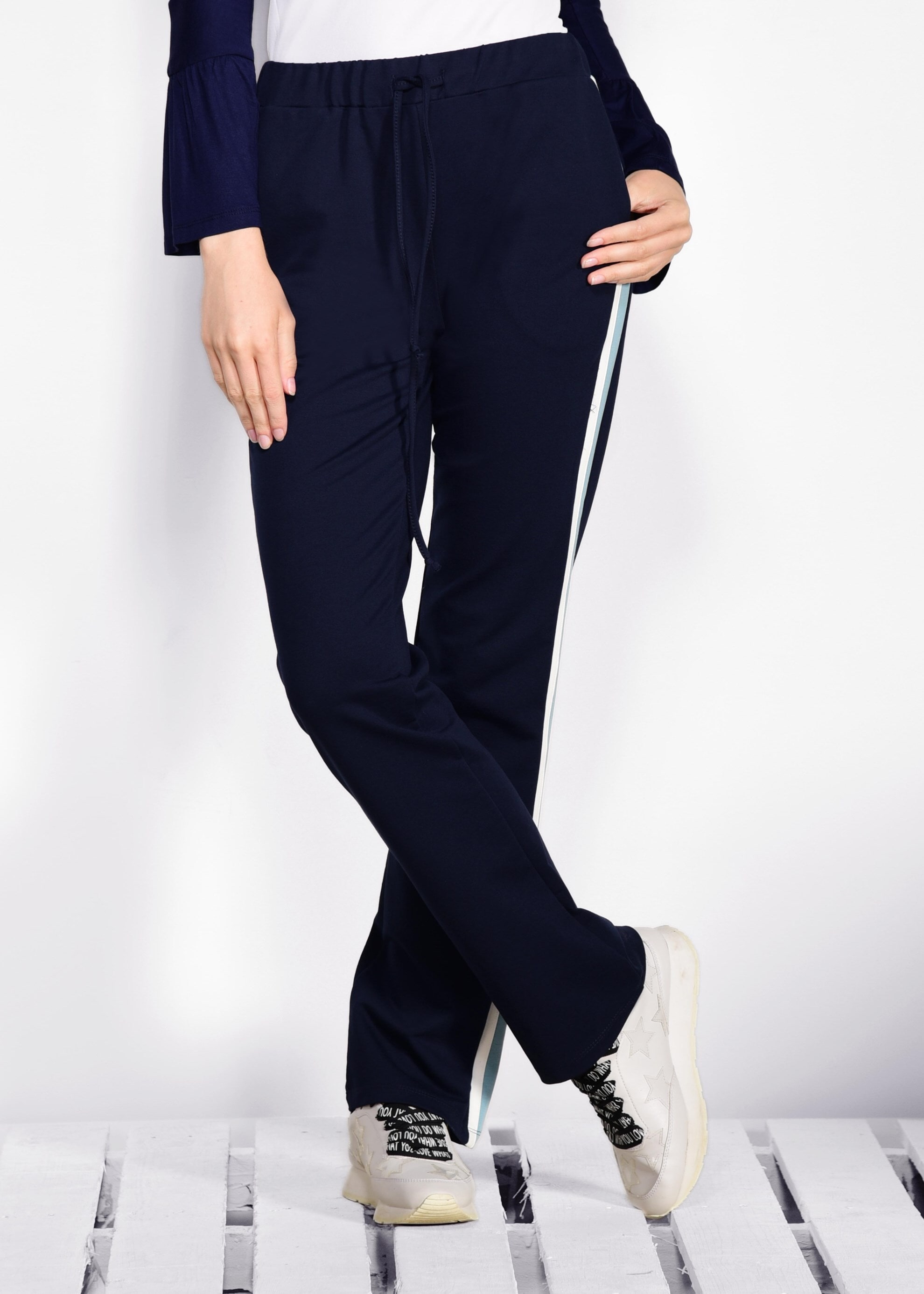 Hijab clothing NAVY BLUE 7352 NEW LERİDA EŞOFMAN ALT 38/46 TEK40