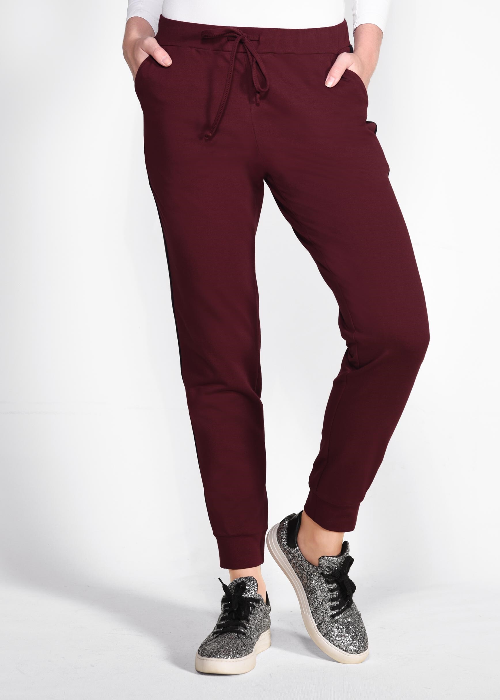 Vêtements hijab ROUGE BORDEAUX 7353 NEW LERİDA EŞOFMAN ALT 36/44 TEK40