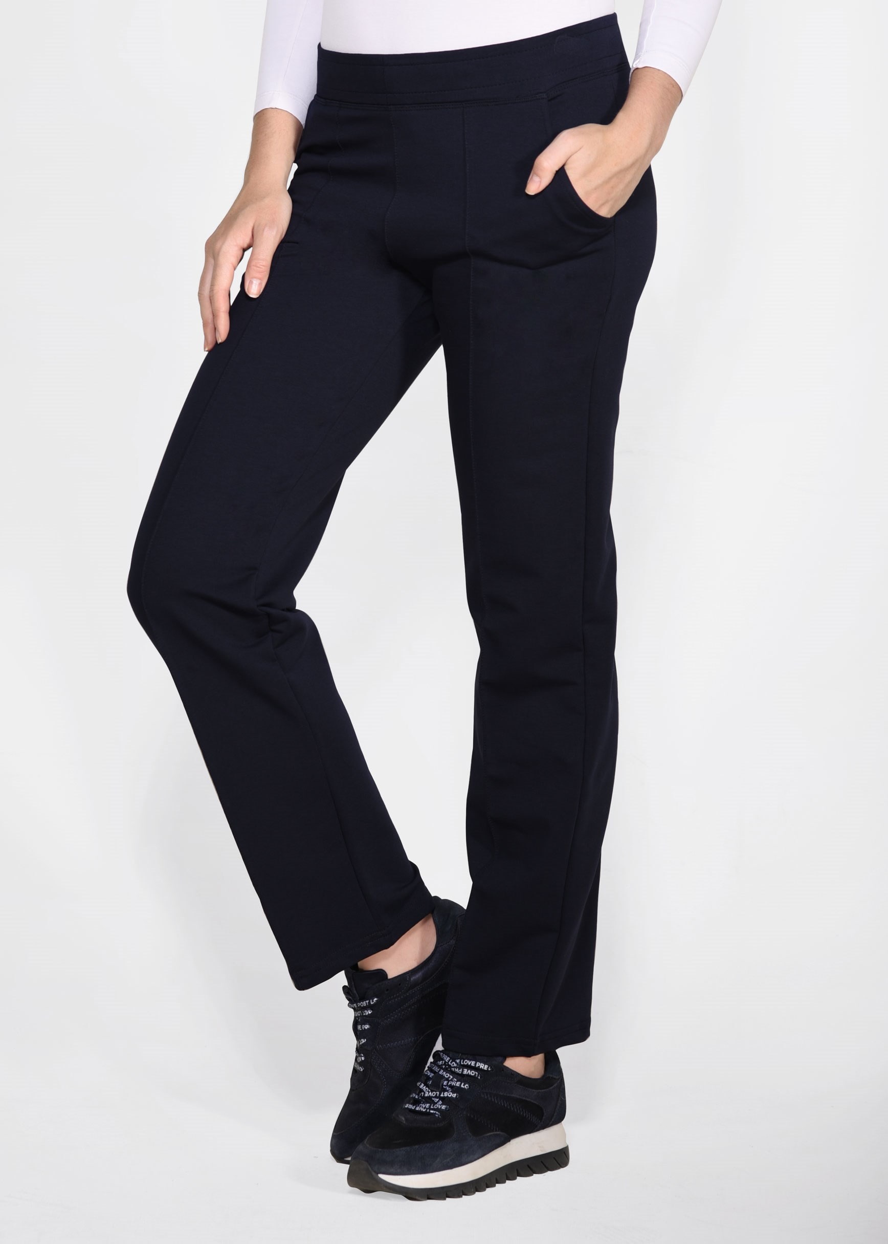 Tesettür giyim LACİVERT CEPLİ PAMUKLU EŞOFMAN ALTI 7354