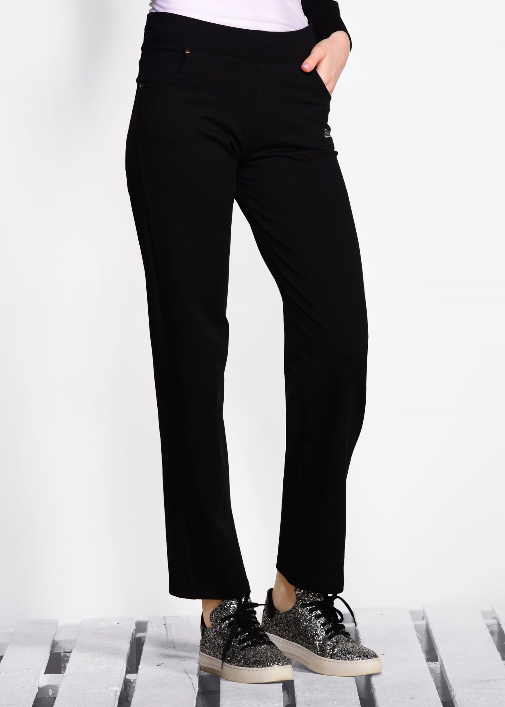 Tesettür giyim SİYAH PAMUKLU EŞOFMAN ALTI 7374