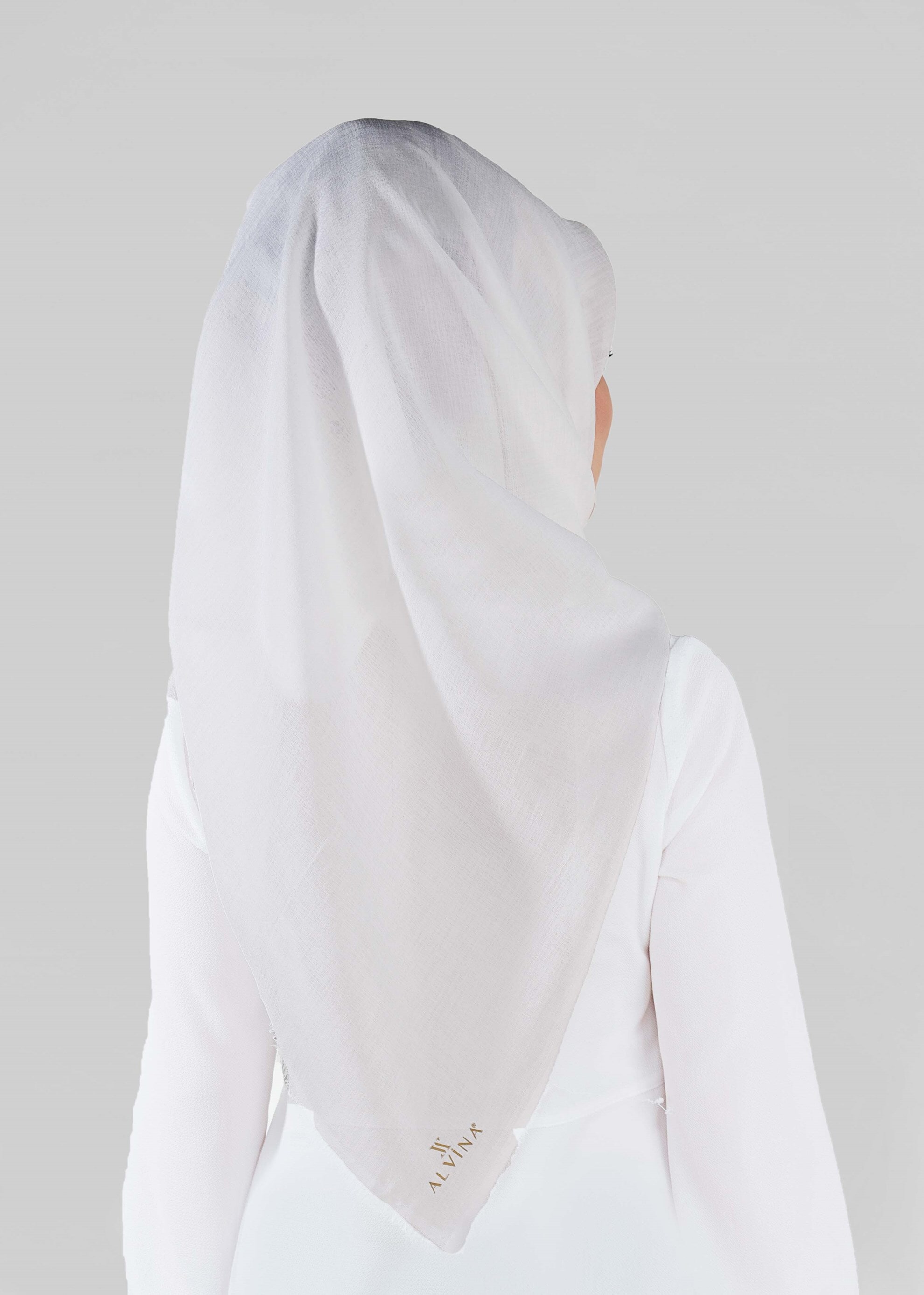 Tesettür giyim EKRU 9901 ALVİNA TAKİNLİ EŞARP