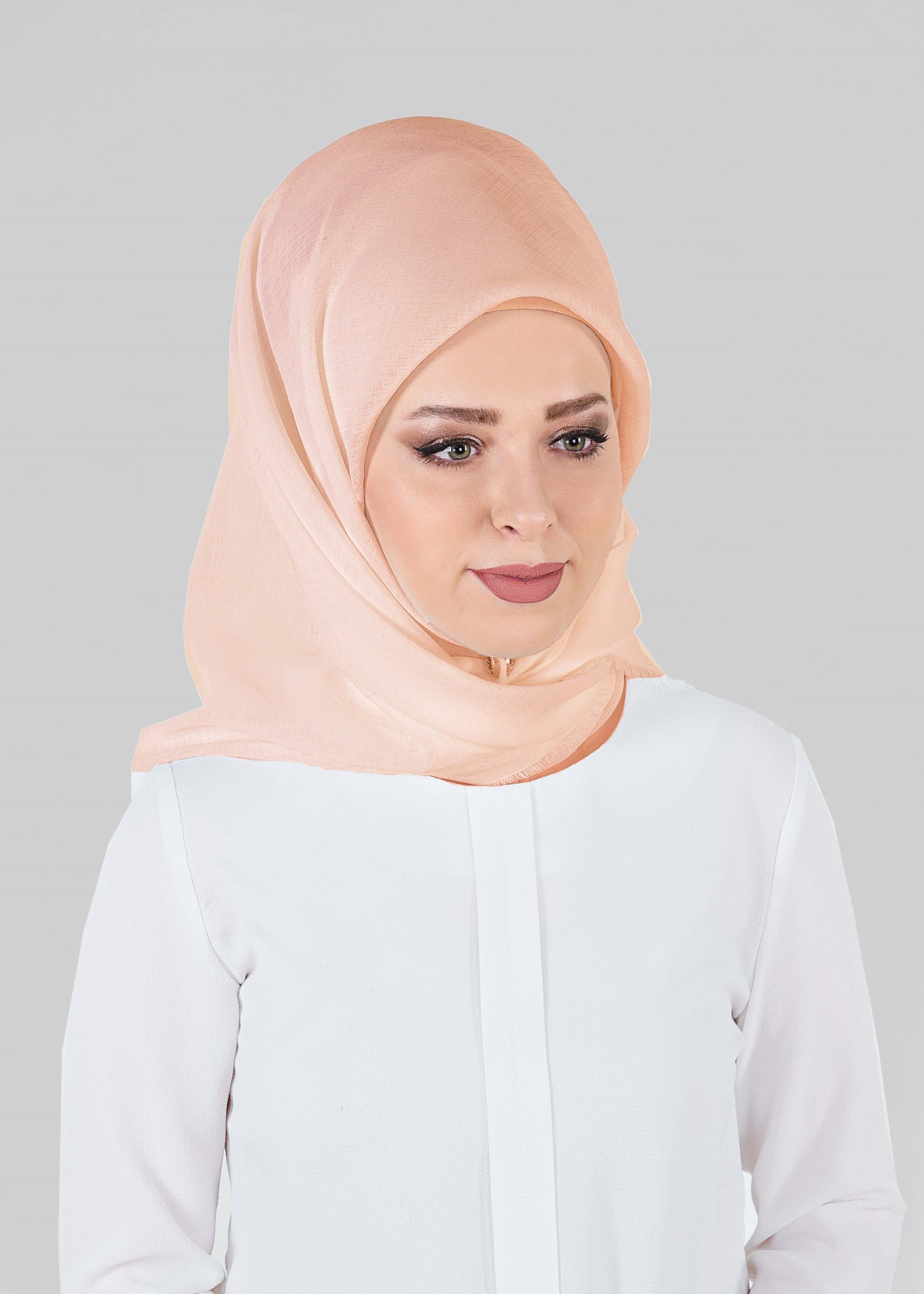 Tesettür giyim PUDRA 9901 ALVİNA TAKİNLİ EŞARP