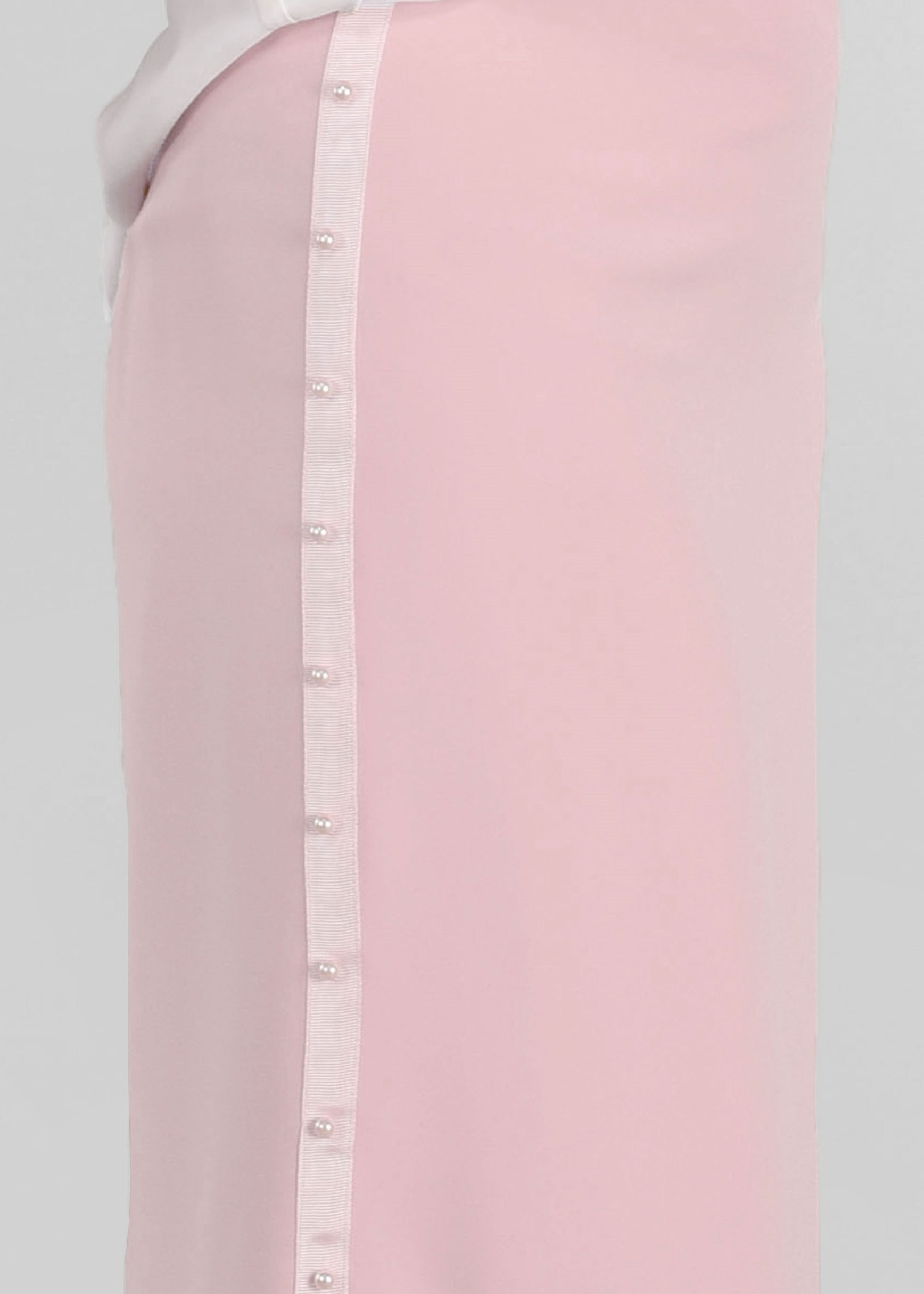 Tesettür giyim PUDRA İNCİ İŞLEMELİ ETEK 6159