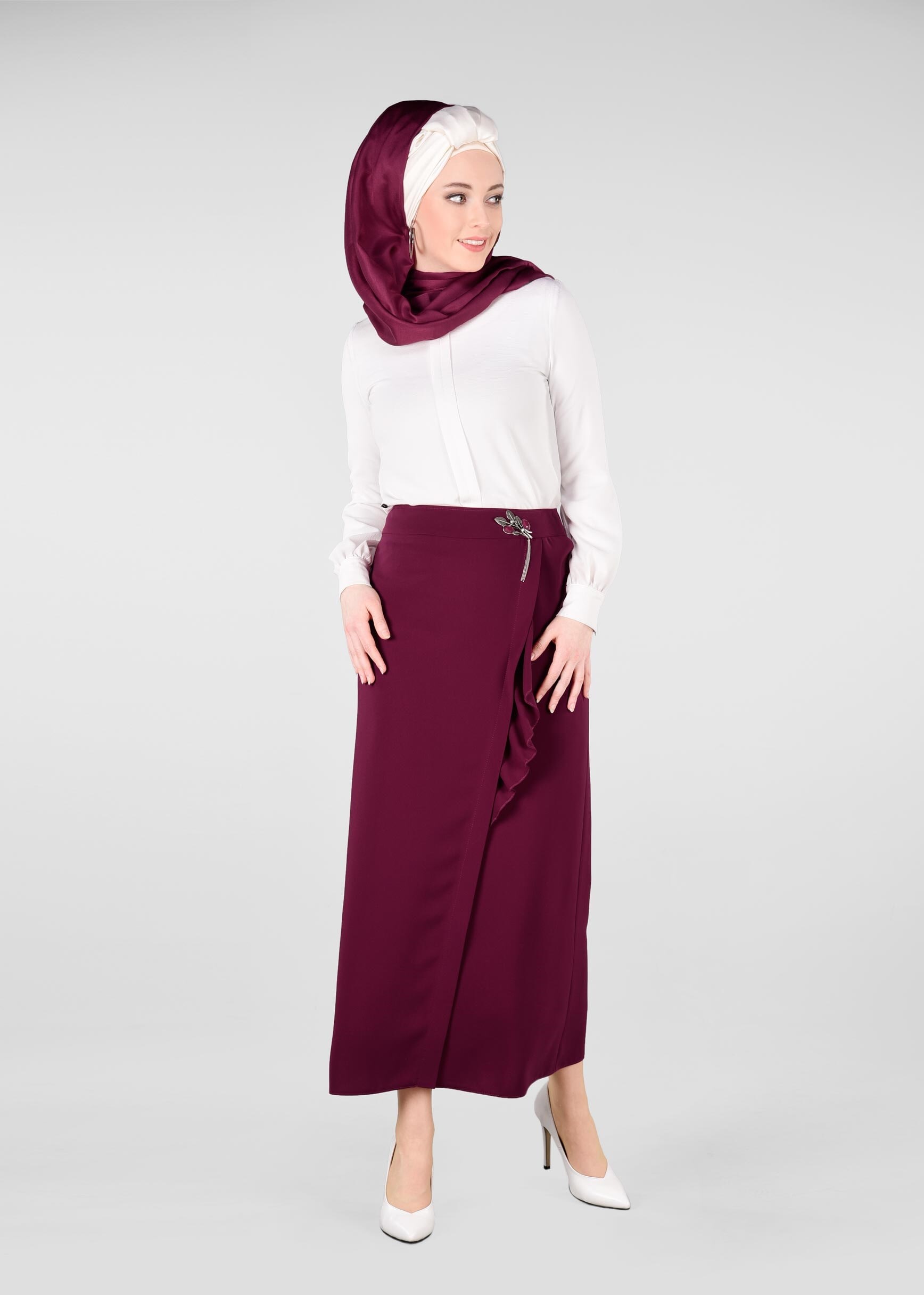 Etek Gömlek Kombini