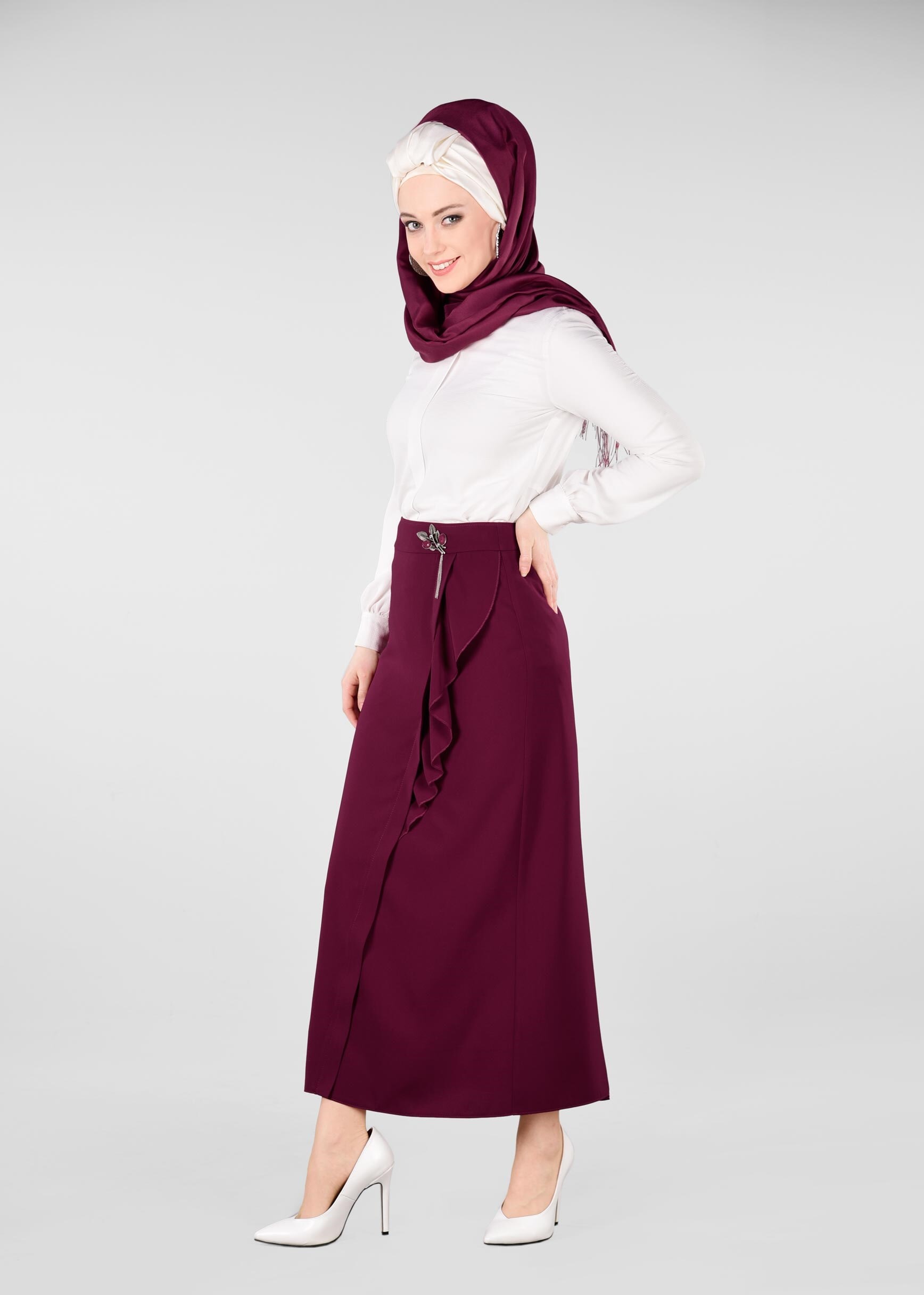 Etek Gömlek Kombini