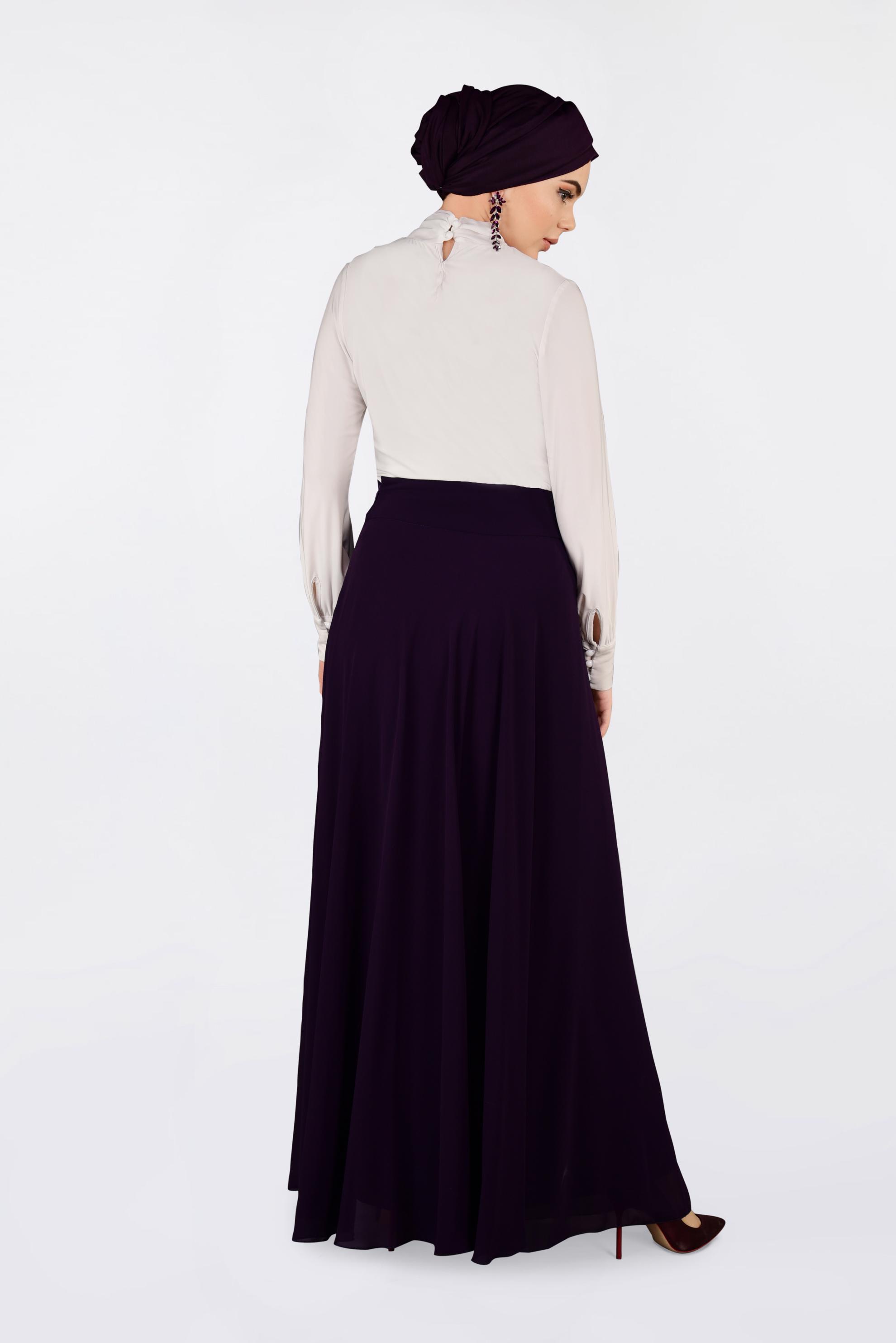 Hijab clothing DAMSON 6194 NEW MULTİ ŞİFON ETEK 38/46