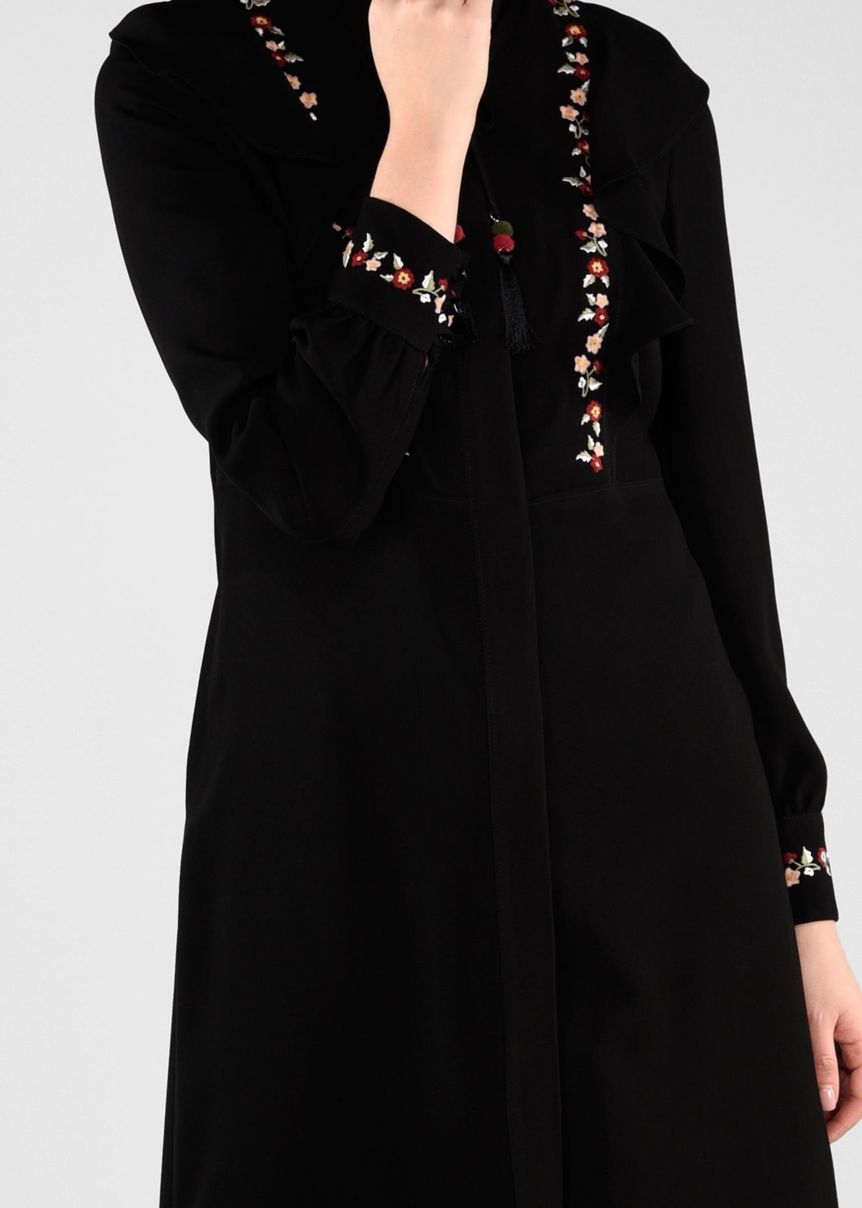 Tesettür giyim SİYAH 8263 ESMA 6331 FERACE 38/46 TEK40