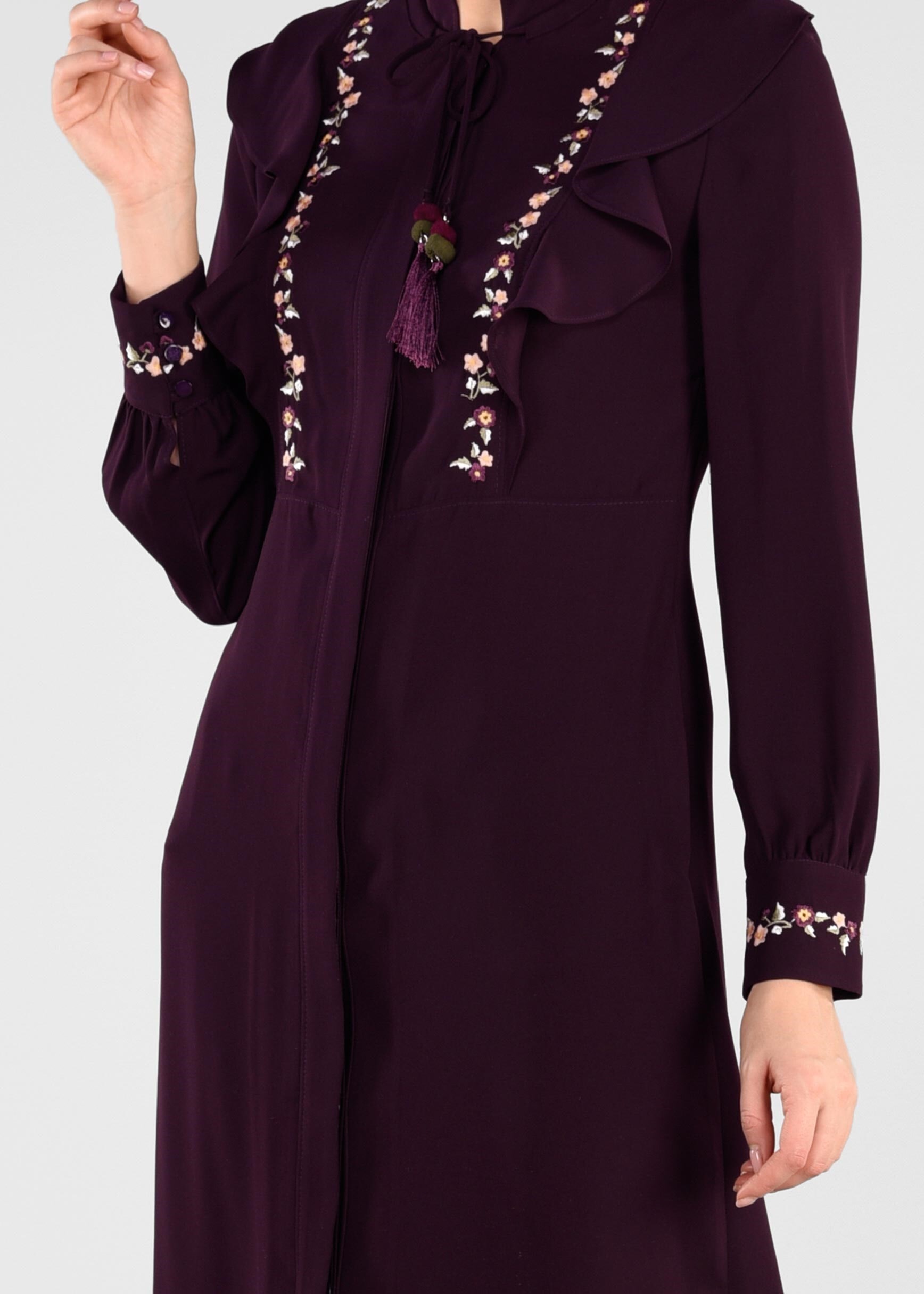 Tesettür giyim MÜRDÜM 8263 ESMA 6331 FERACE 38/46 TEK40