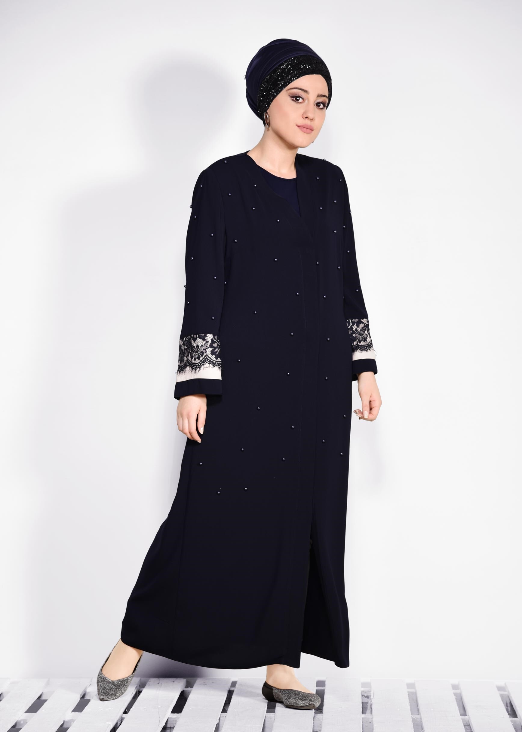 Vêtements hijab BLEU MARINE 8265 VİRONA FERACE 46/52 TEK44