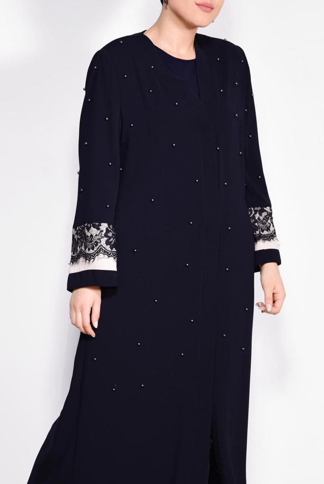 Hijab clothing NAVY BLUE 8265 VİRONA FERACE 46/52 TEK44 - ALVİNA