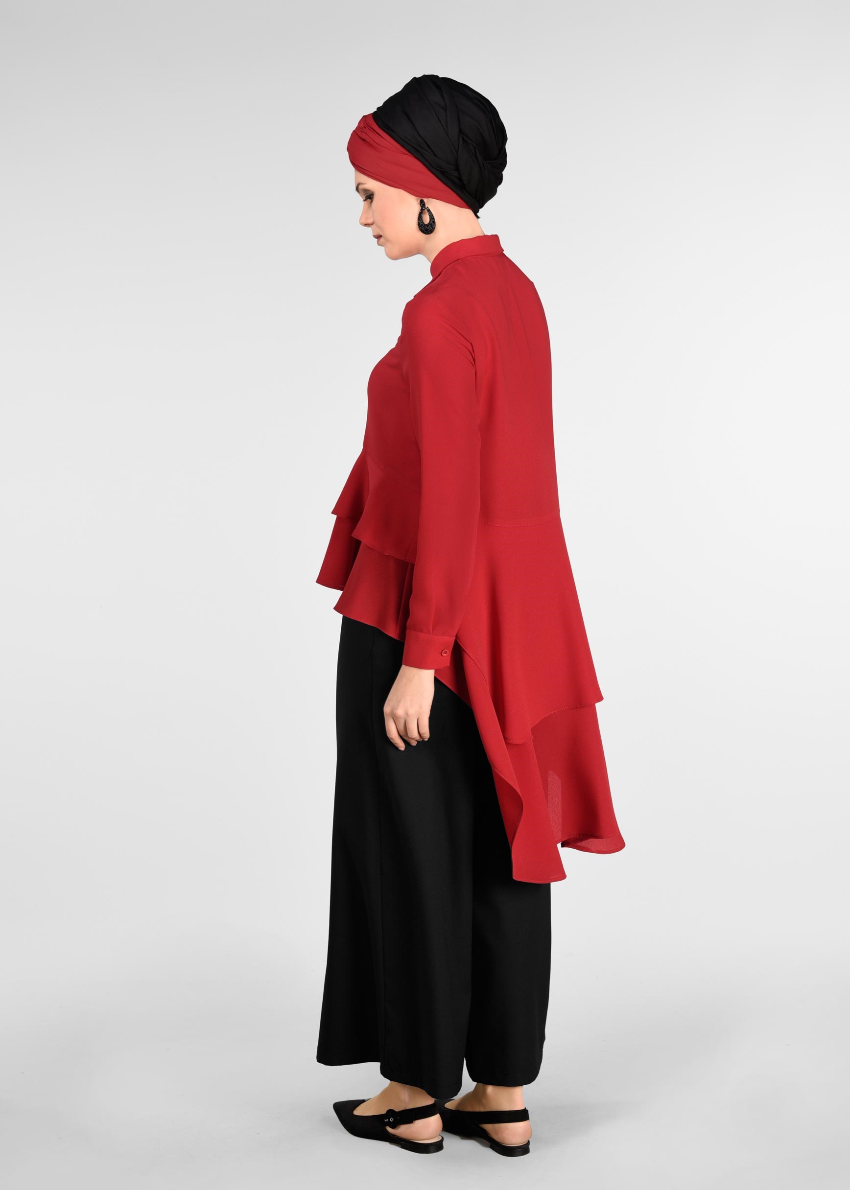 Tesettür giyim SİYAH SALAŞ PANTOLON 7290