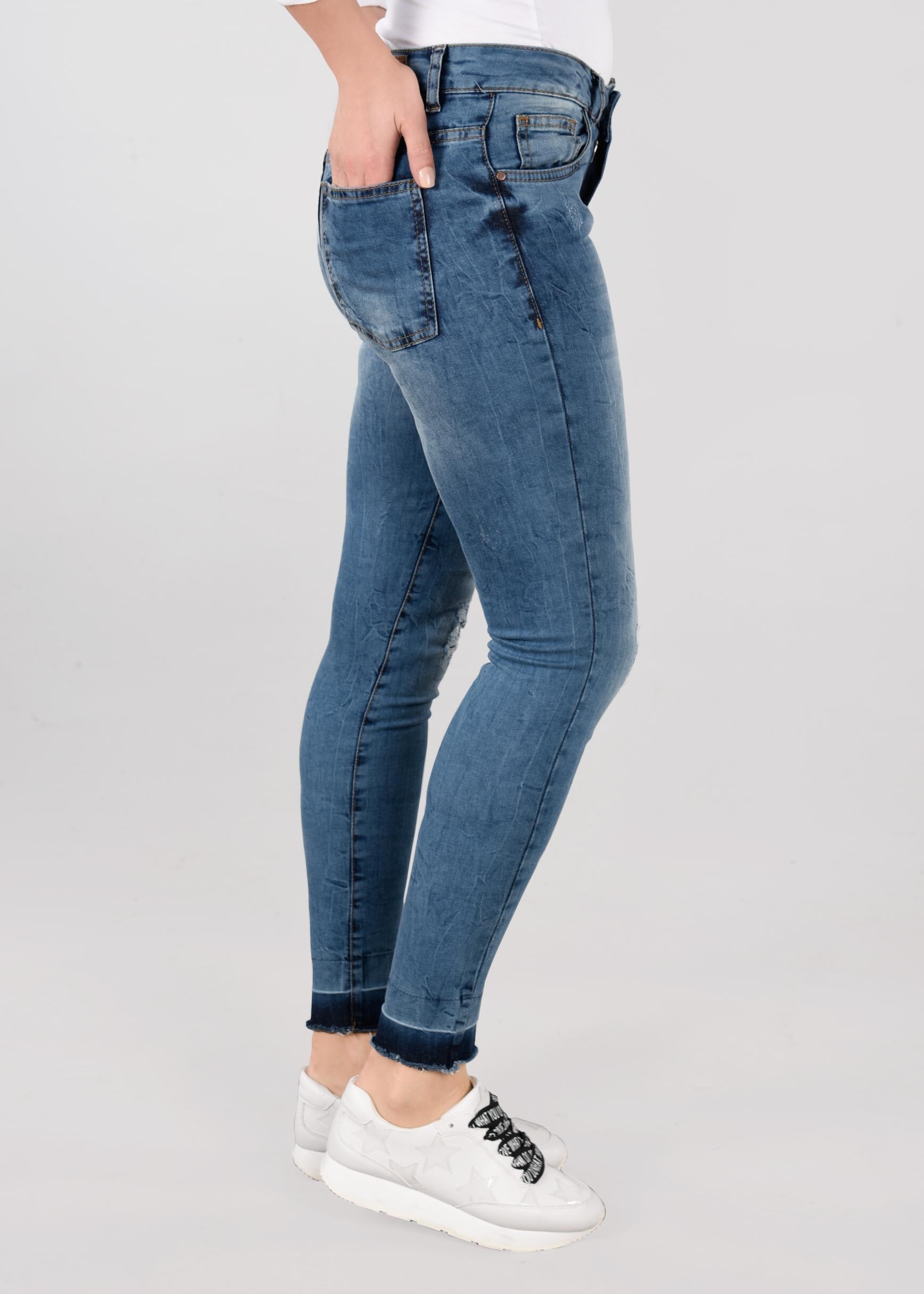 Hijab clothing BLUE 7300 BELİSA DENİM PANTOLON 36/44