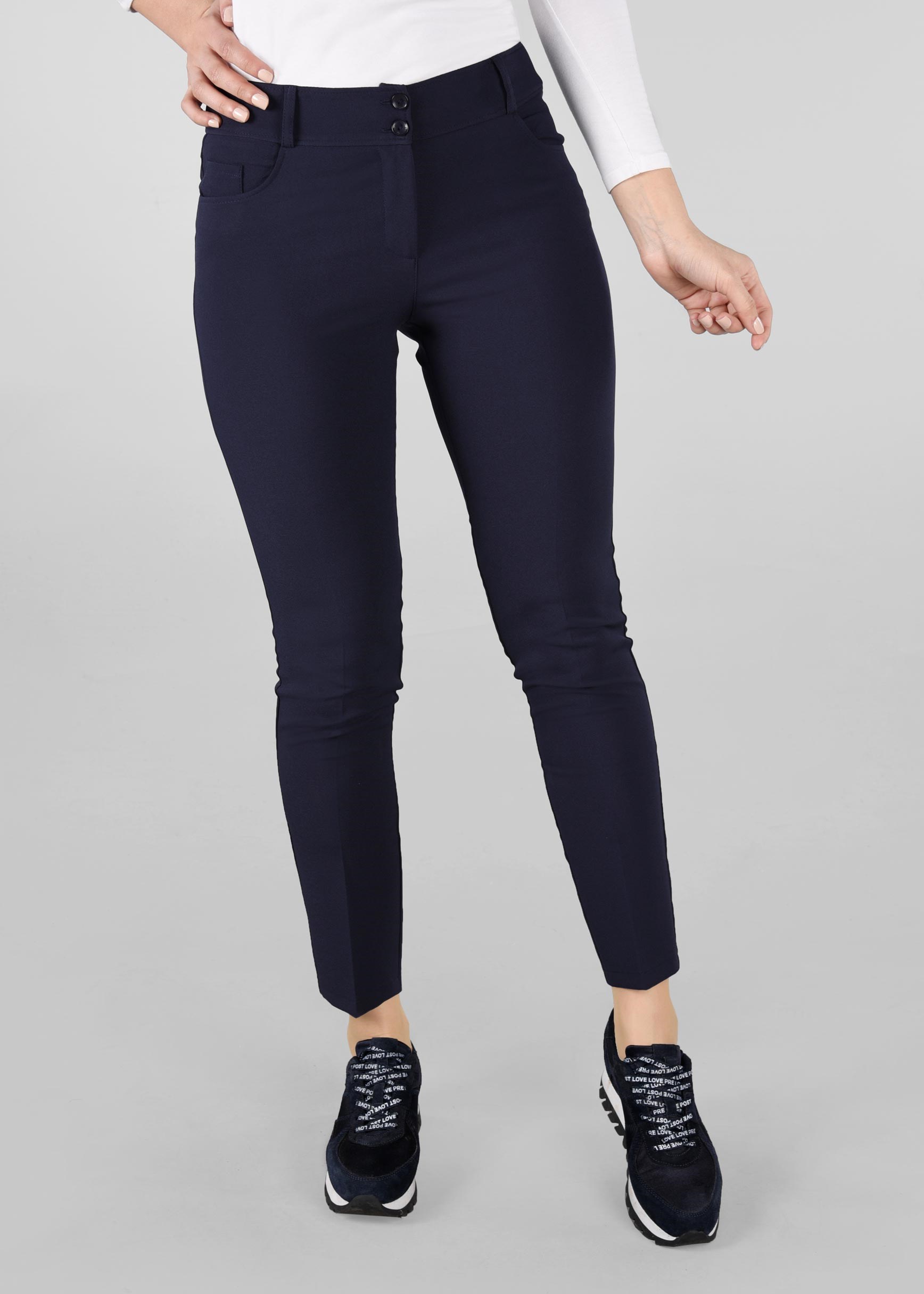 Tesettür giyim LACİVERT YÜKSEK BEL PANTOLON 7305