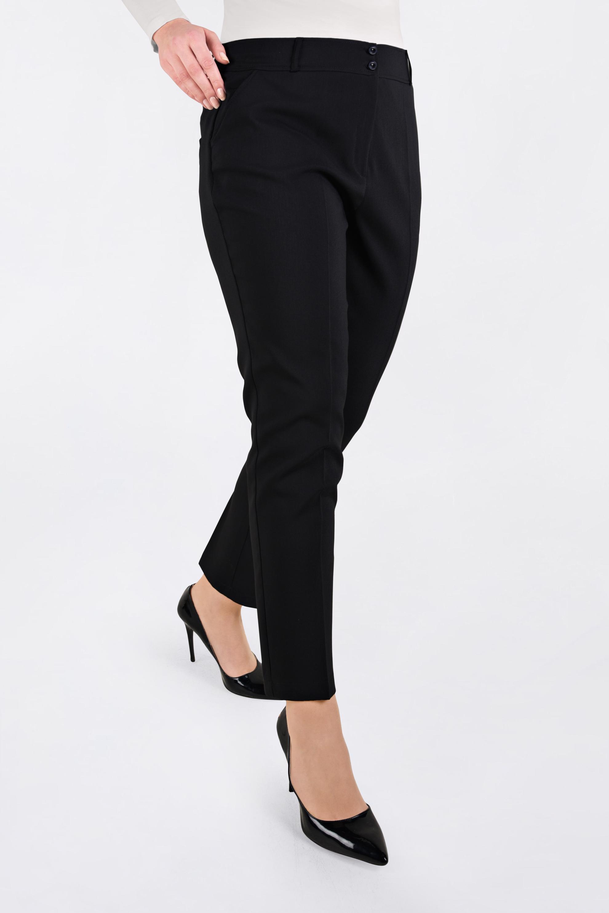 Tesettür giyim SİYAH BORU PAÇA PANTOLON 7306