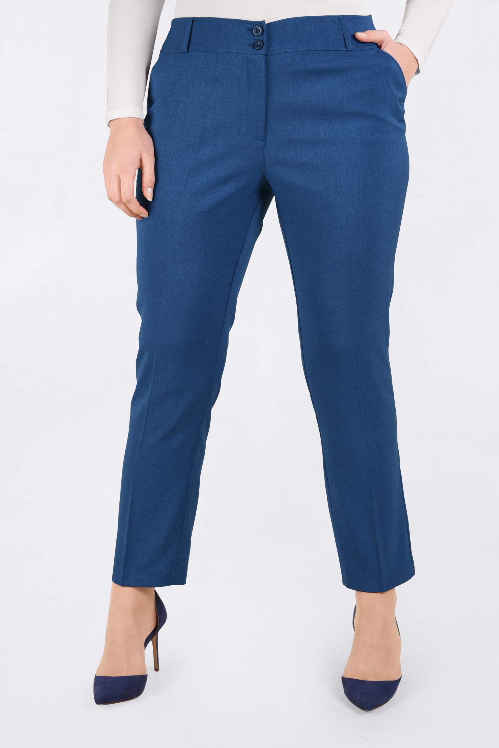 Tesettür giyim LACİVERT BORU PAÇA PANTOLON 7306