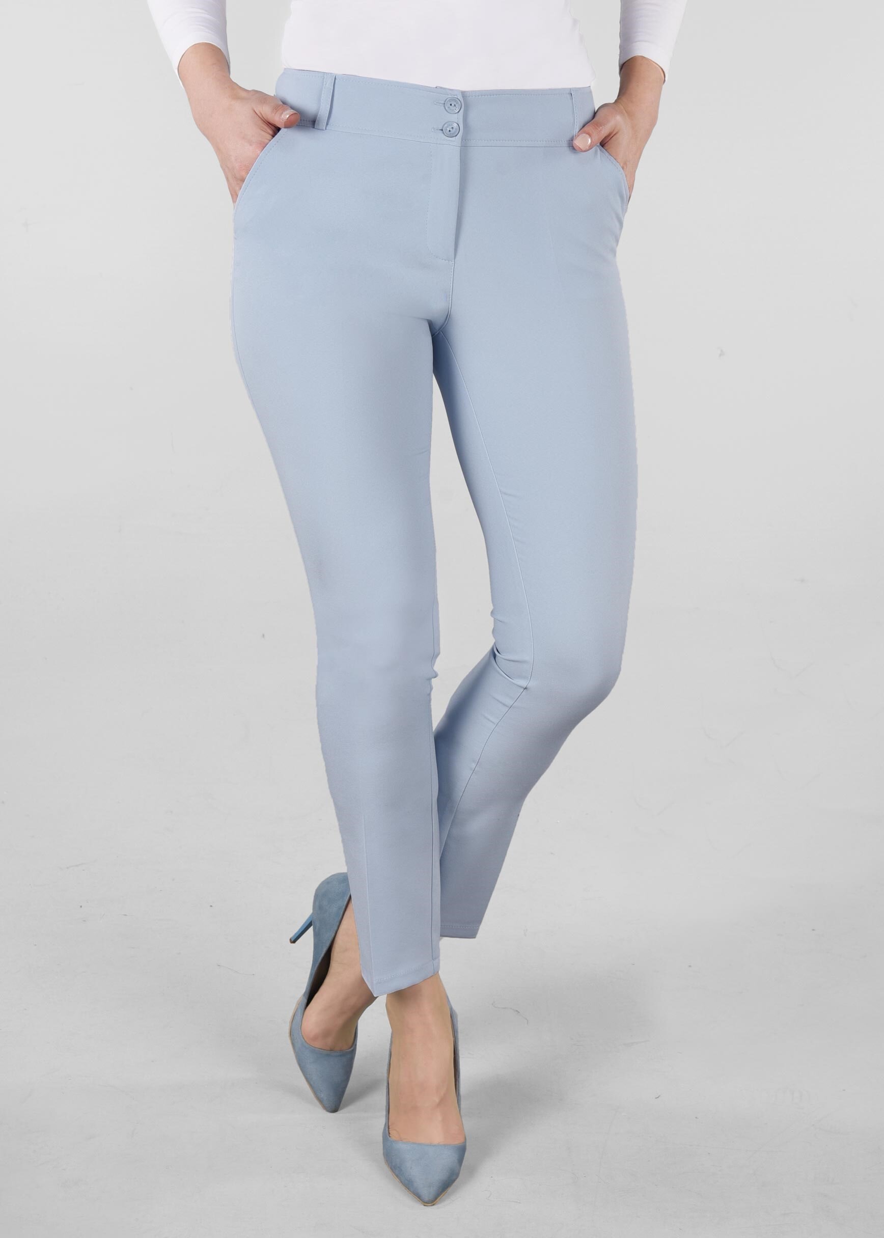 Tesettür giyim GÜMÜŞ BORU PAÇA PANTOLON 7309