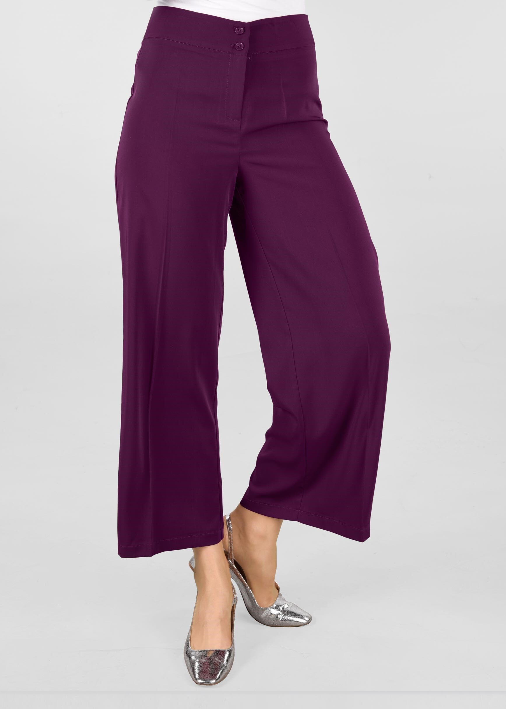 Tesettür giyim MÜRDÜM BOL PAÇA PANTOLON 7317