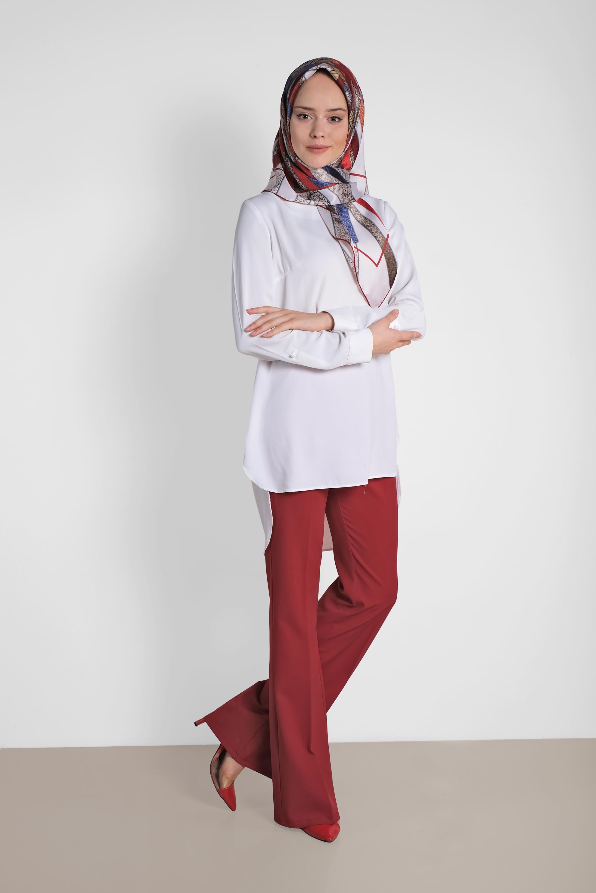 Hijab clothing RED 7319 ZADE PANTOLON 36/46 TEK40
