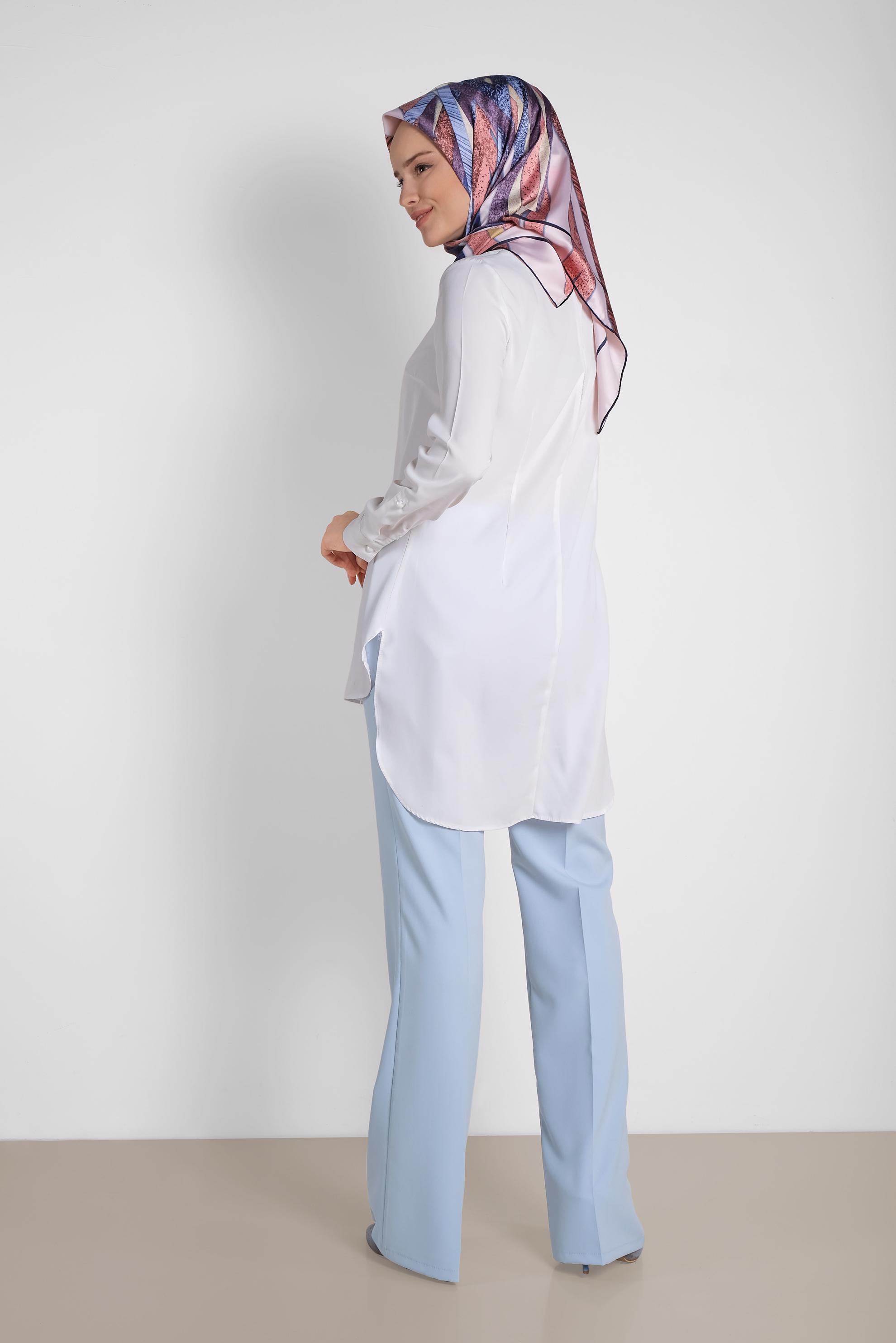 Hijab clothing BLUE 7319 ZADE PANTOLON 36/46 TEK40