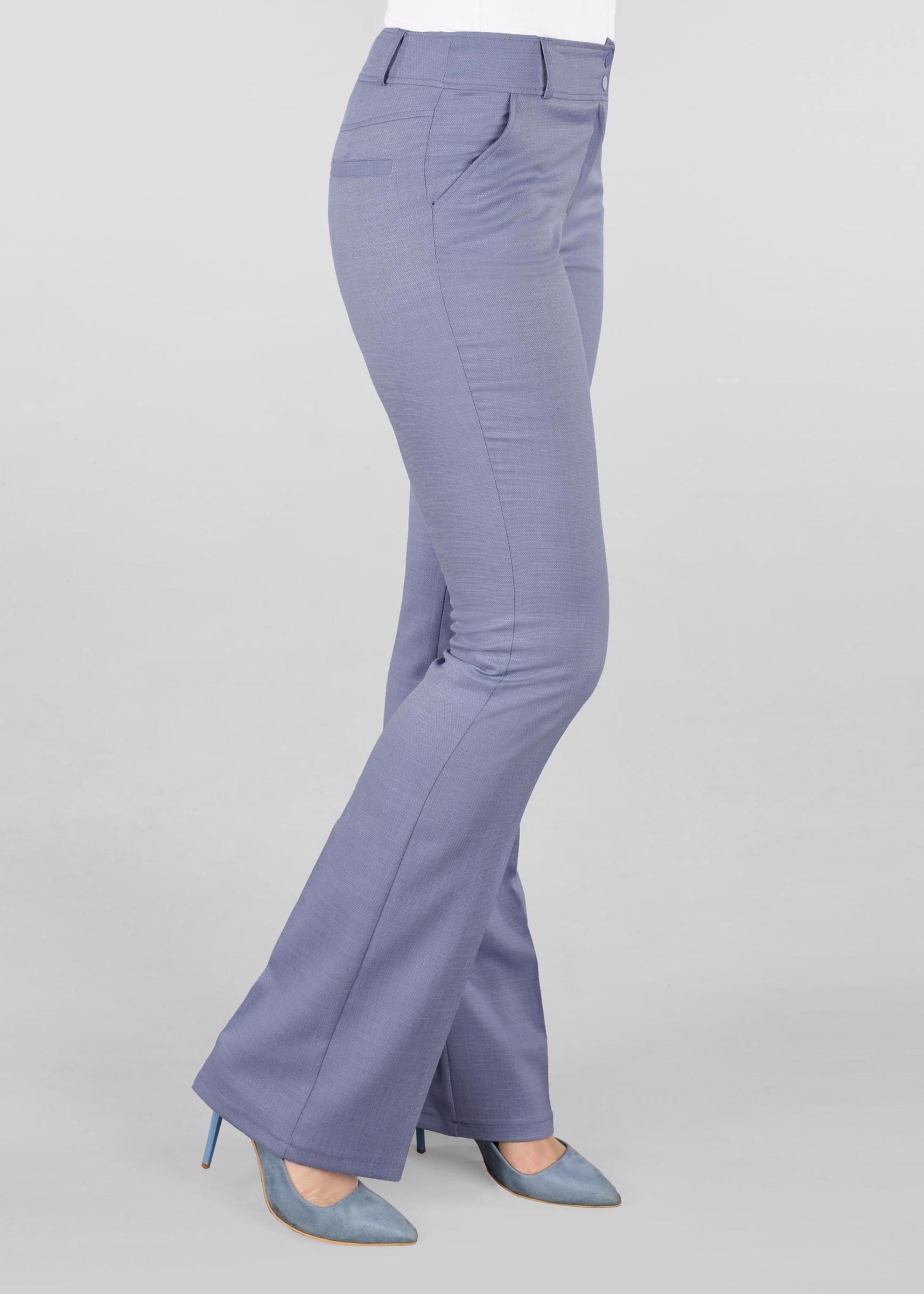 Tesettür giyim MAVİ KLASİK KESİM BOL PAÇA PANTOLON 7320