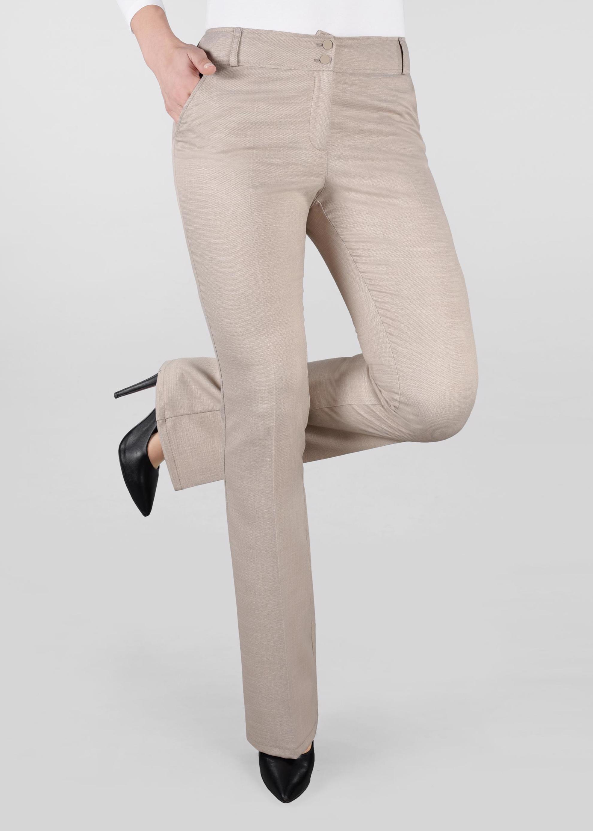 Tesettür giyim BEJ KLASİK KESİM BOL PAÇA PANTOLON 7320