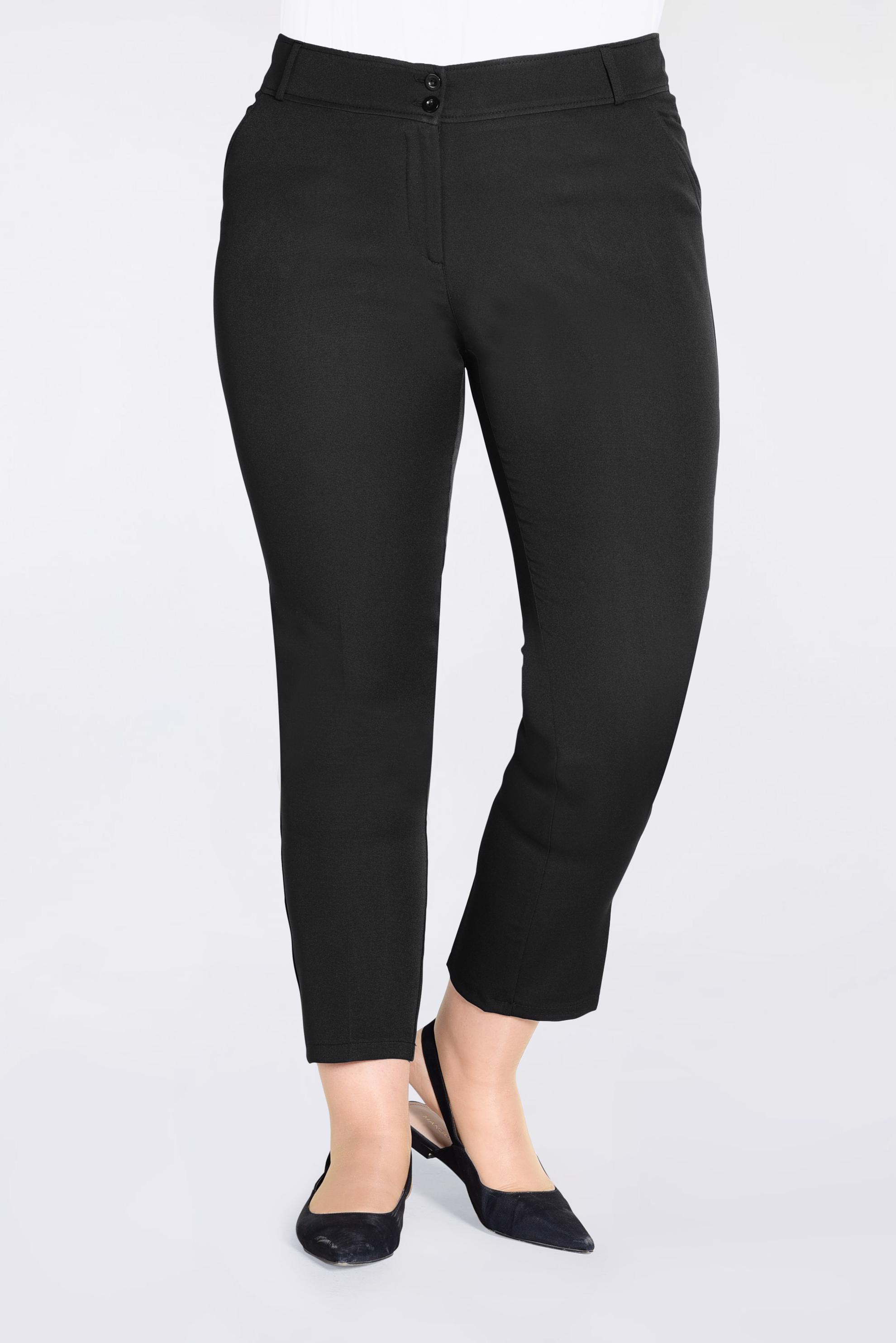 Tesettür giyim SİYAH KUMAŞ PANTOLON 7322