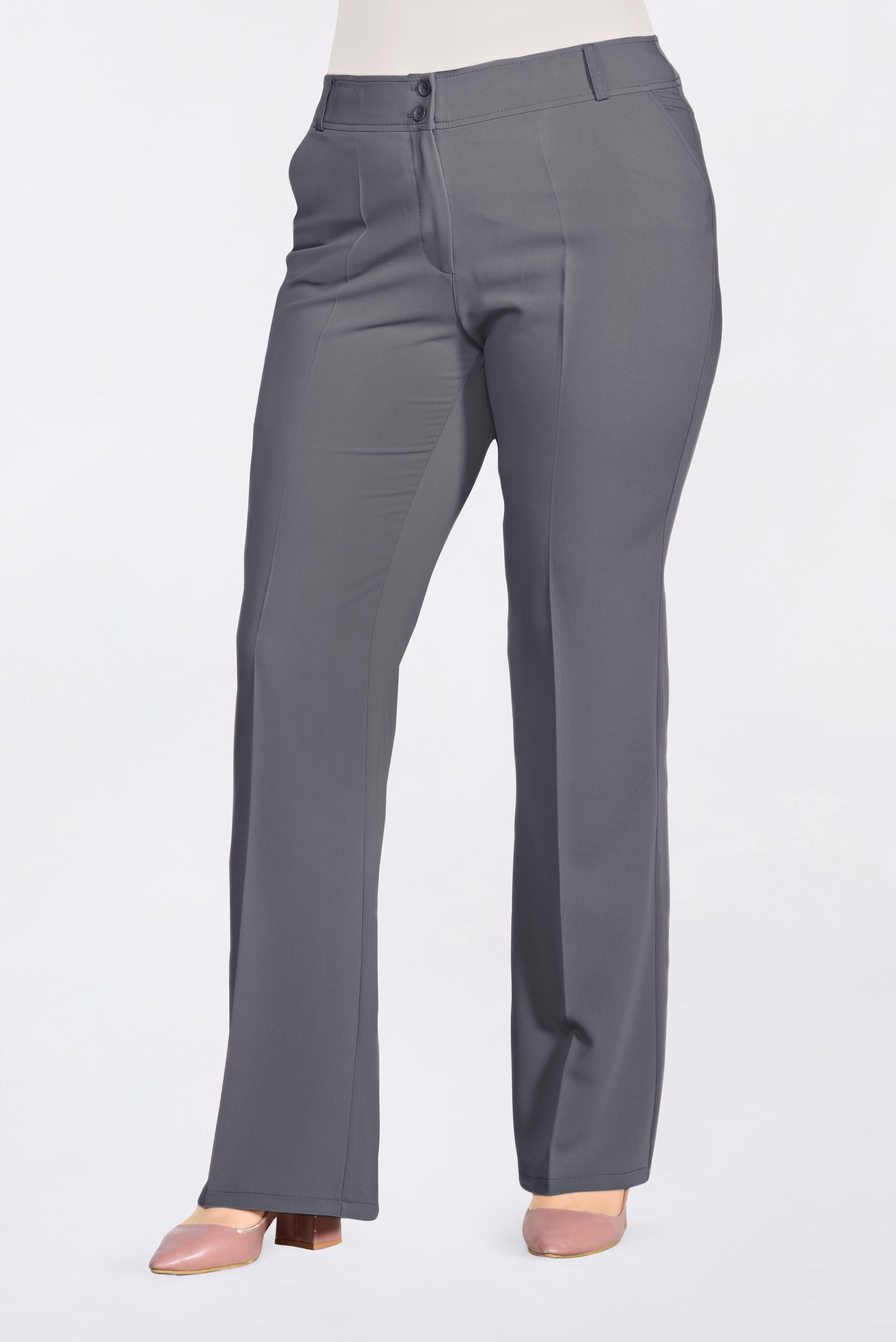 Tesettür giyim GRİ YÜKSEL BEL PANTOLON 7325