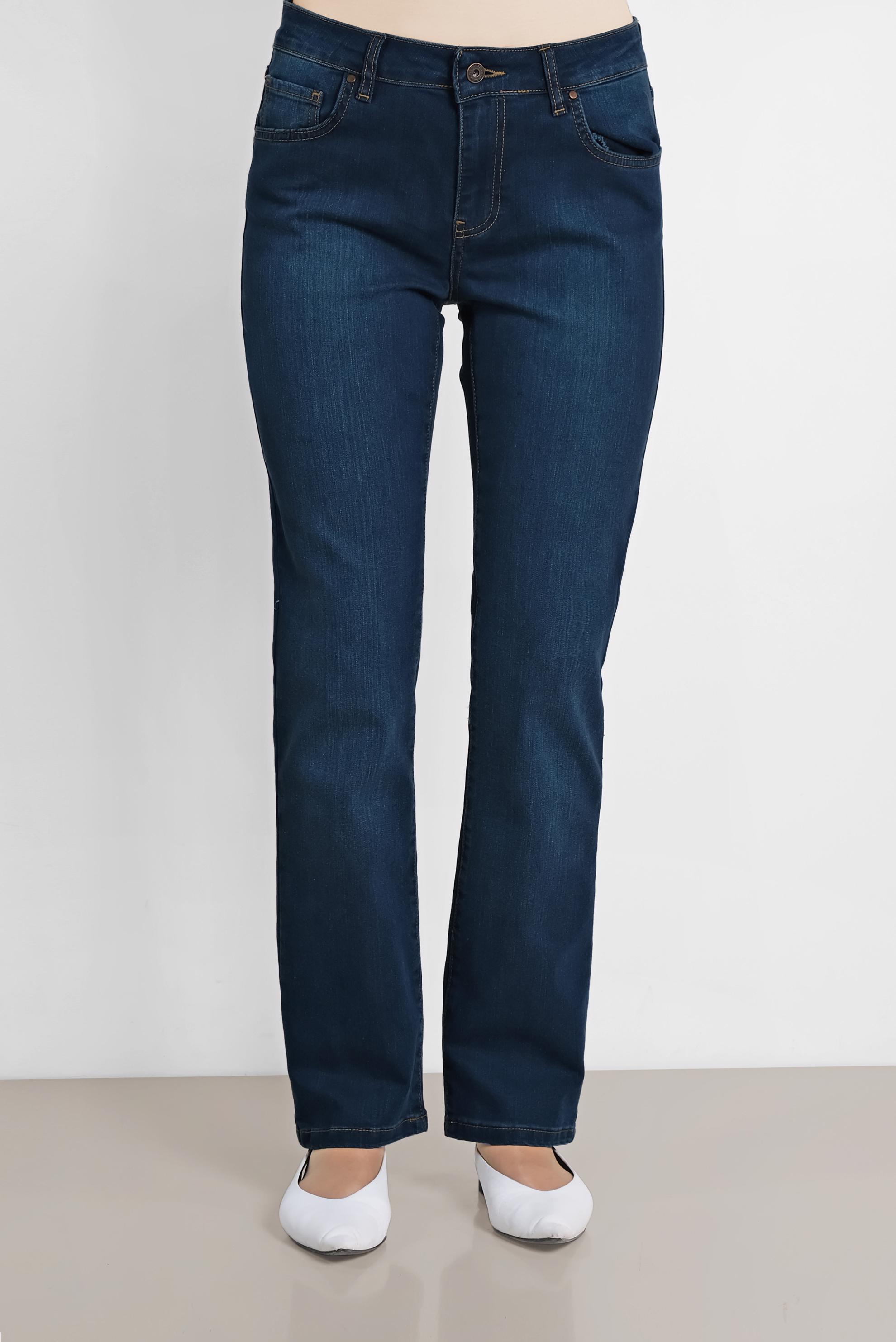 Tesettür giyim MAVİ BORU PAÇA DENİM PANTOLON 7329