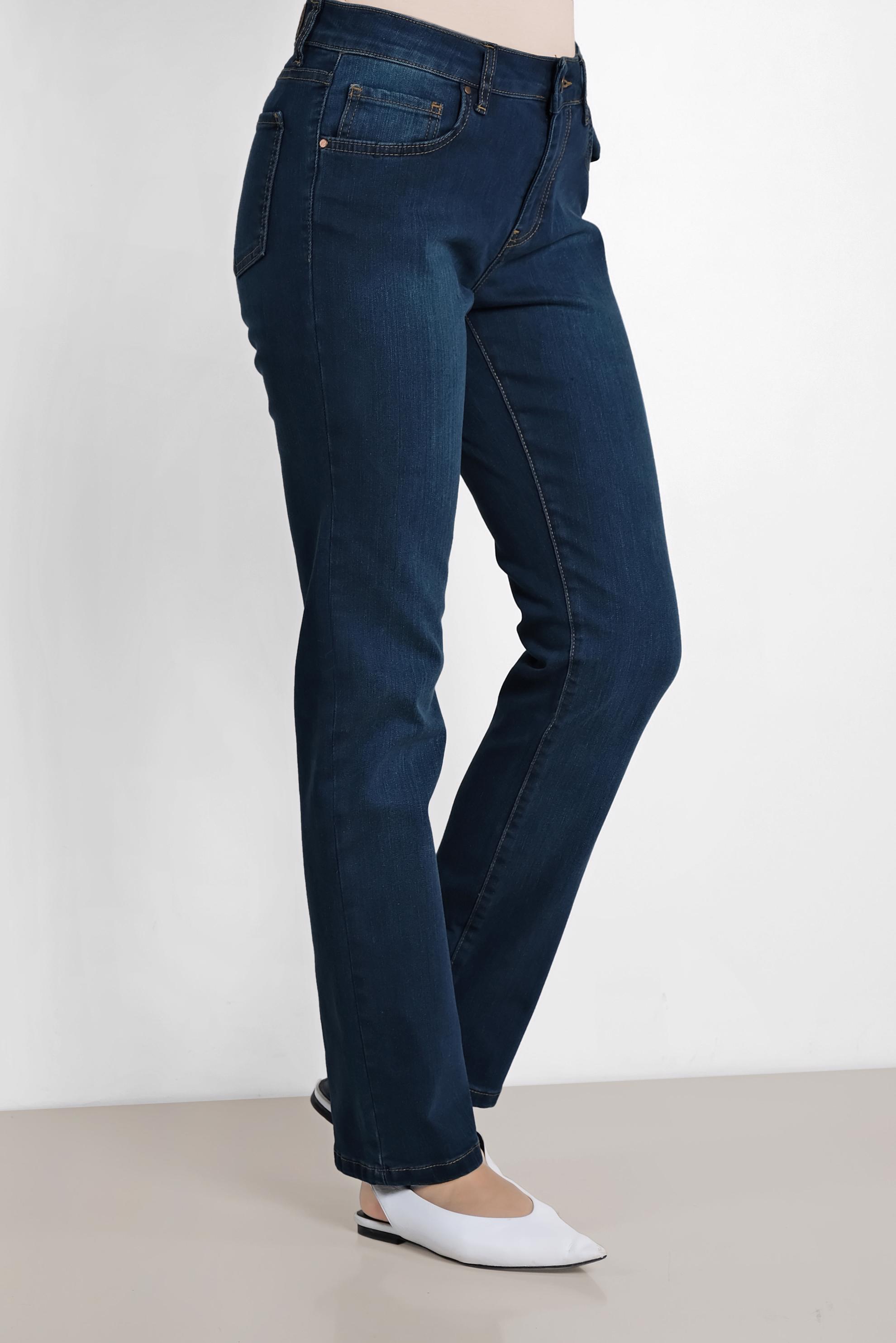 Tesettür giyim MAVİ BORU PAÇA DENİM PANTOLON 7329