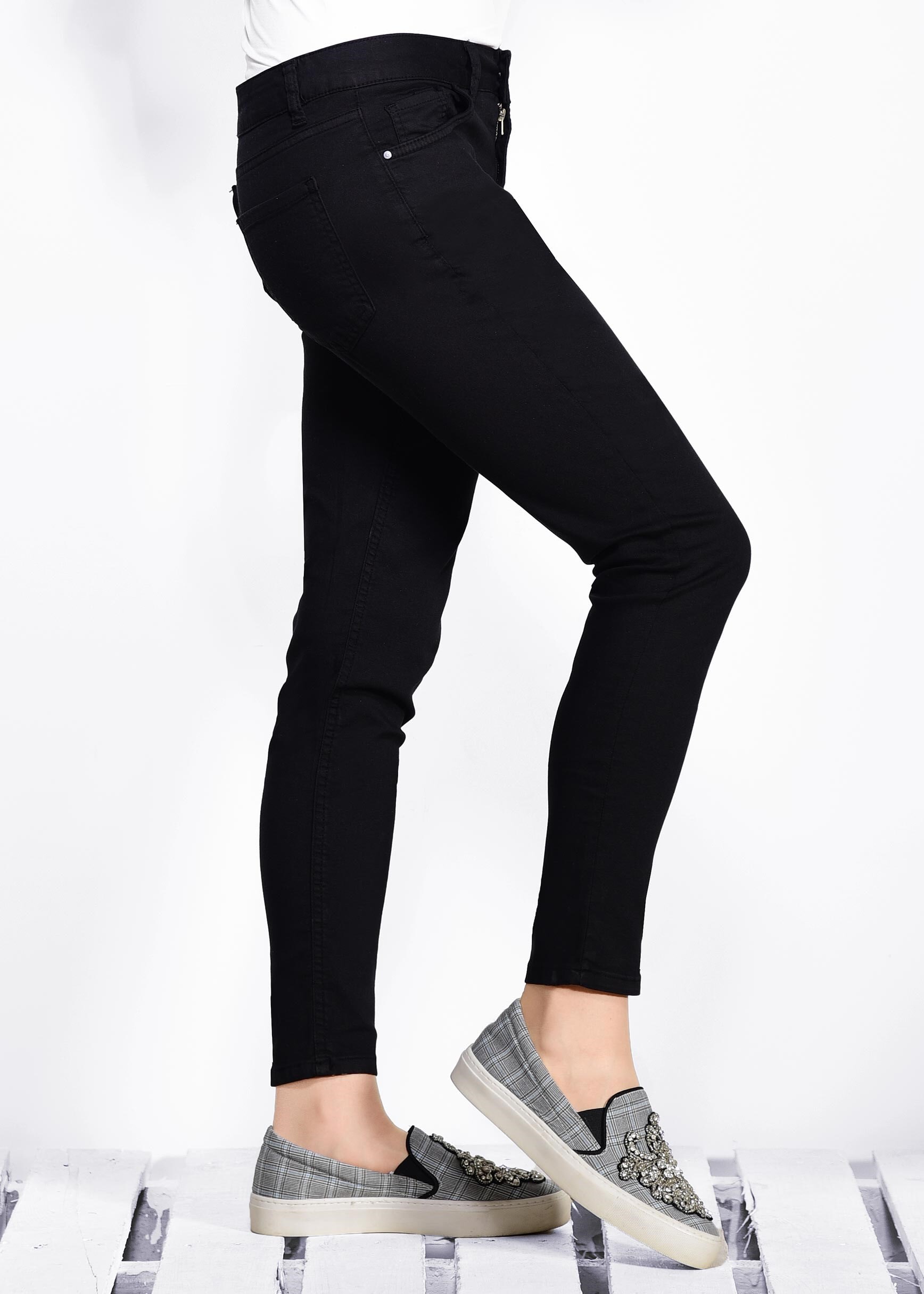 Tesettür giyim SİYAH DÜZ PANTOLON 7337