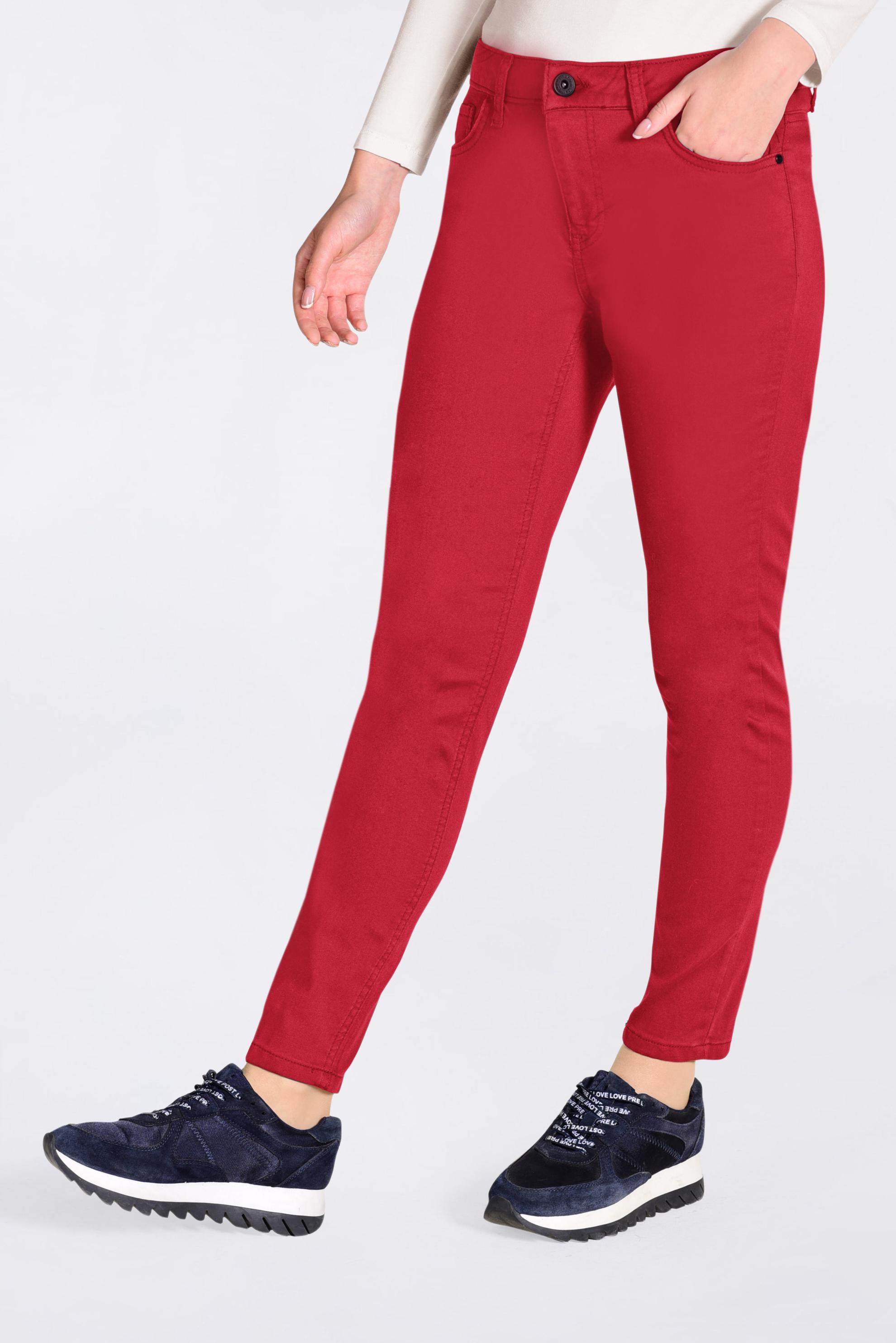 Tesettür giyim KIRMIZI DÜZ PANTOLON 7337