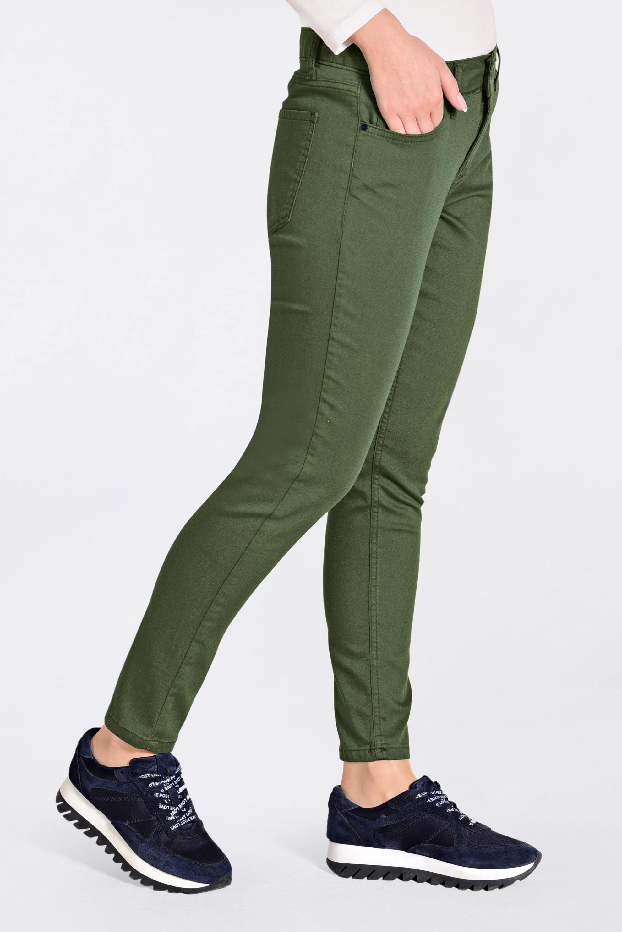 Tesettür giyim HAKİ DÜZ PANTOLON 7337