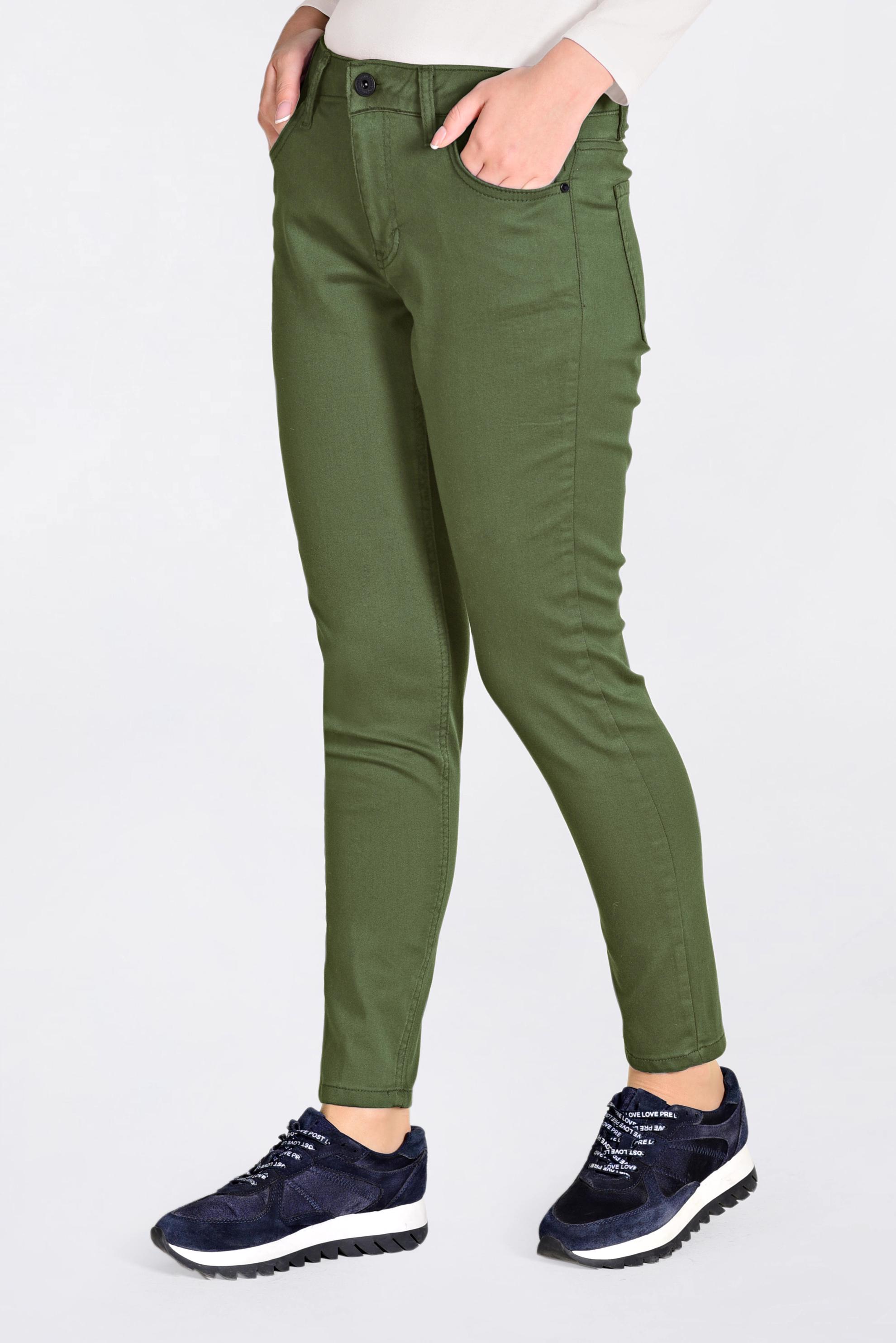 Tesettür giyim HAKİ DÜZ PANTOLON 7337