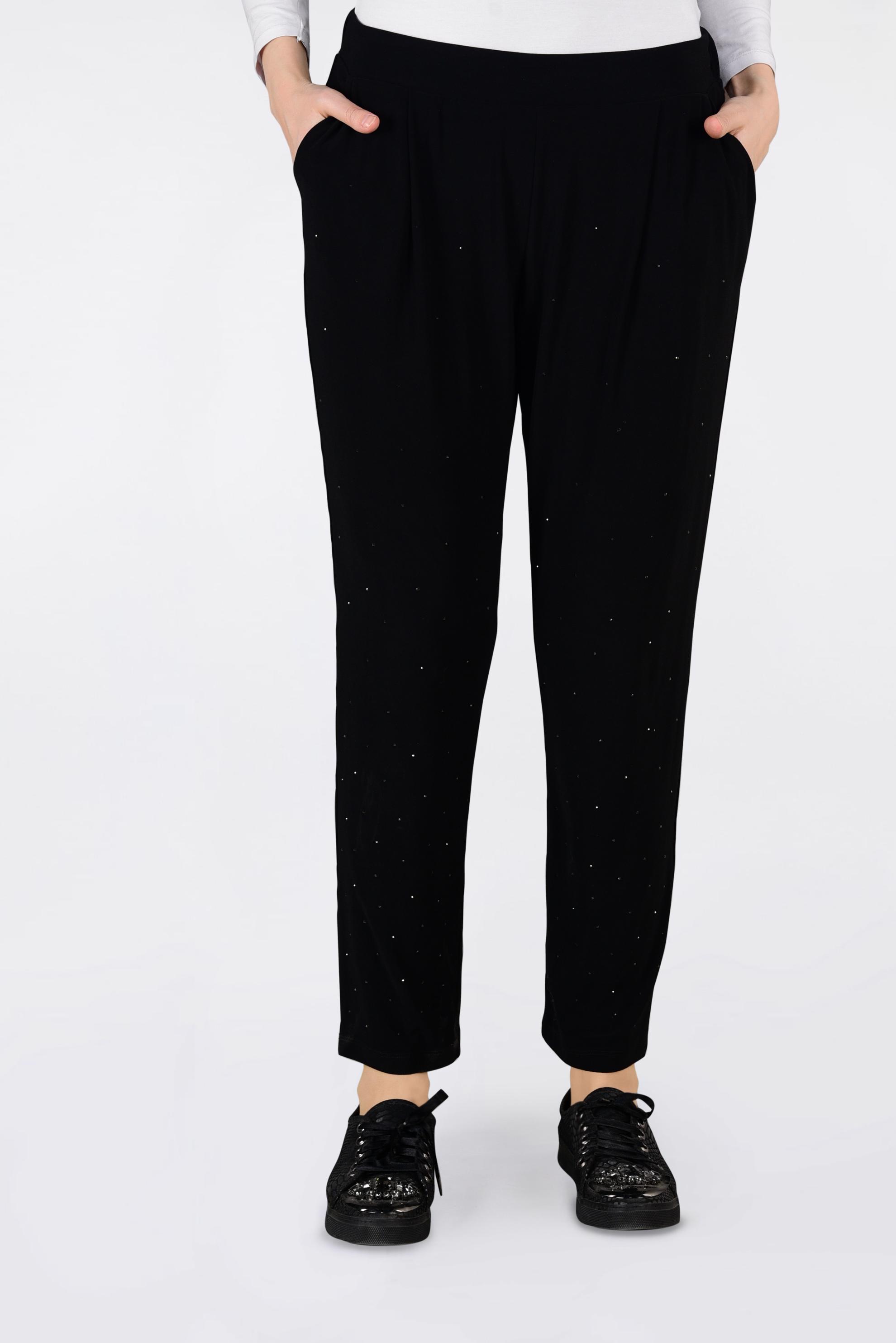 Tesettür giyim SİYAH IŞILTILI PANTOLON 7351